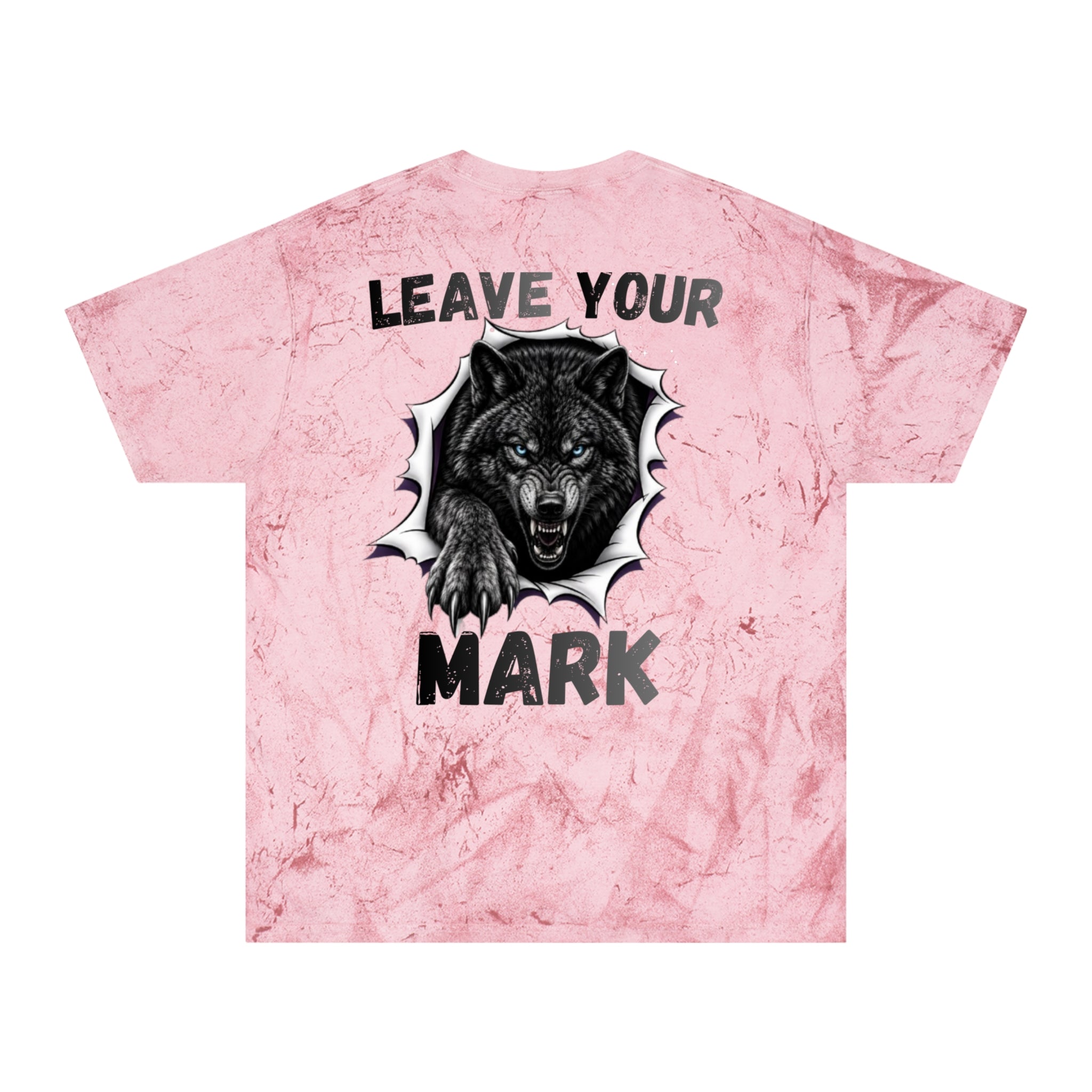 Black Wolf  'Leave Your Mark' Tie-Dye Color Blast T-Shirt