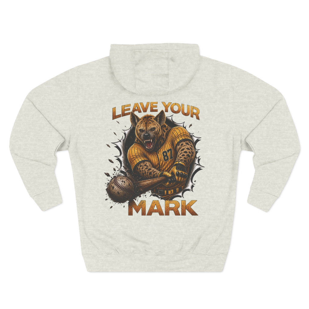 Hyena  Graphic Baseball Hoodie "Leave Your Mark" 87 Series Limited Edition