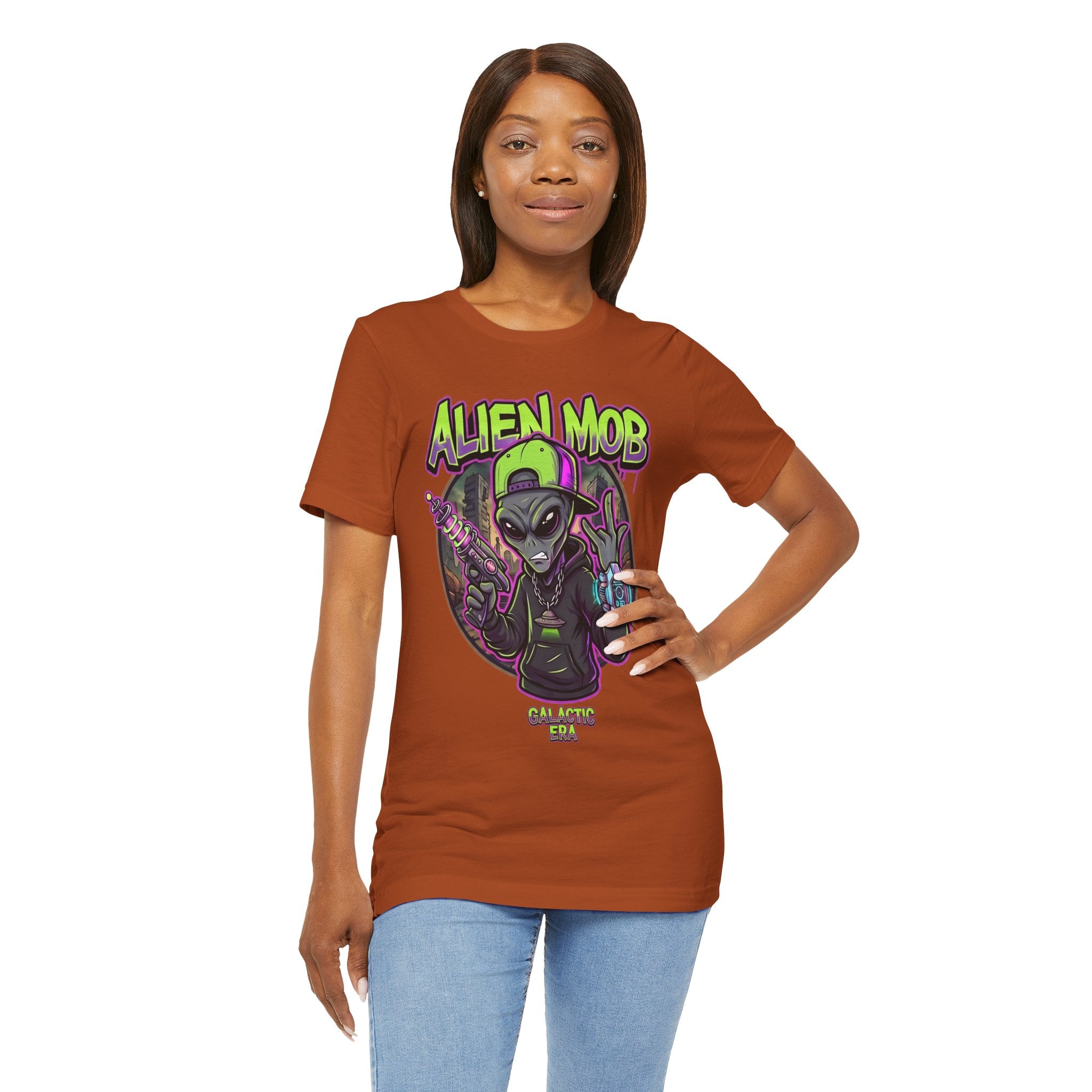 Alien Mob Galactic Era Graphic Alien Hip Hop T-Shirt