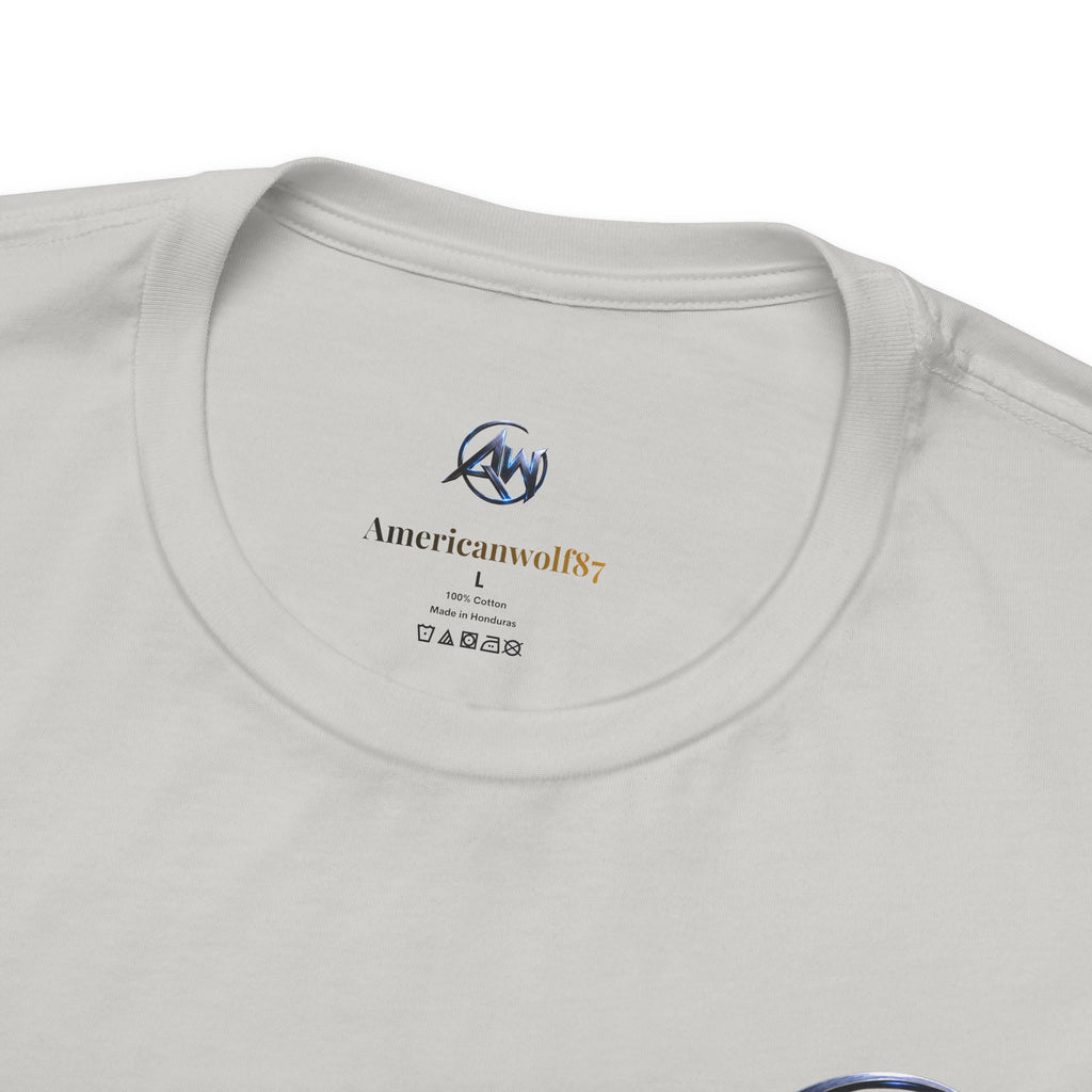 Authentic Cyber Crest Emblem AW Logo Americanwolf Brand Signature Series Soft T-Shirt