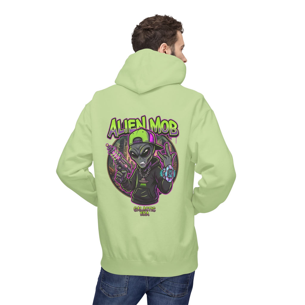 Alien Mob Galactic Era Graphic Alien Hip Hop Pullover Hoodie