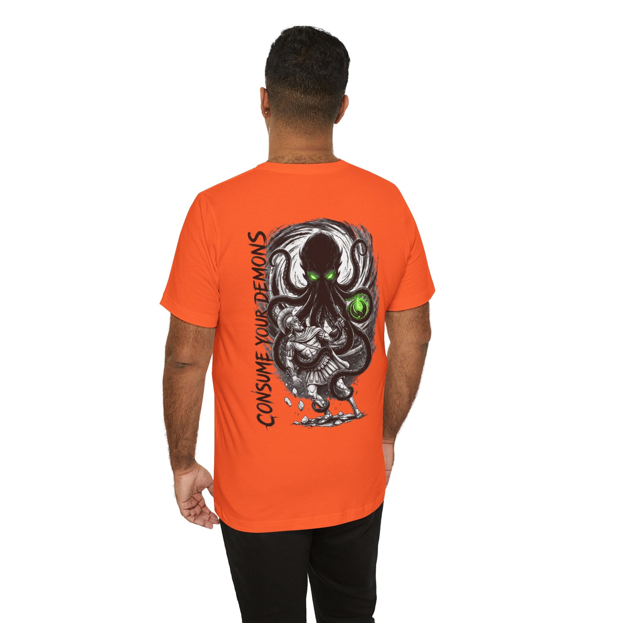 Kraken Octopus "Consume Your Demons" Graphic T-Shirt
