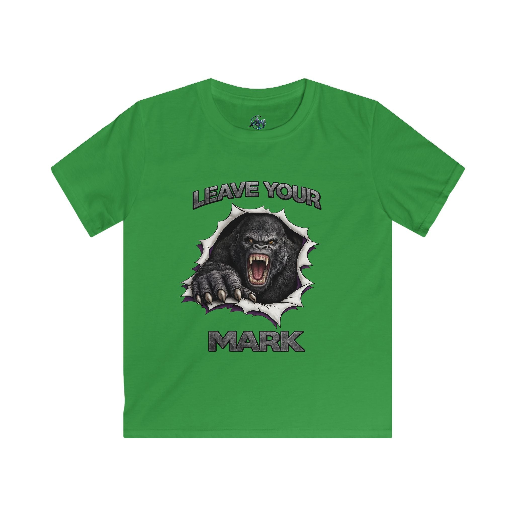 Kids Tee 'Leave Your Mark' Gorilla Graphic Shirt