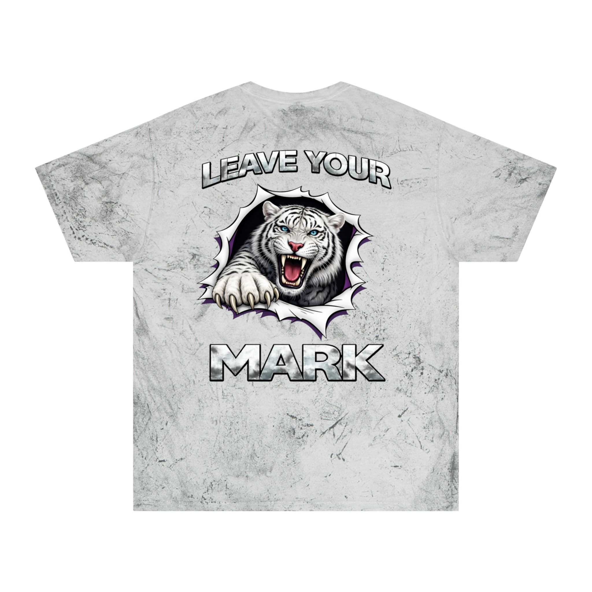 White Tiger 'Leave Your Mark' Tie-Dye Color Blast T-Shirts