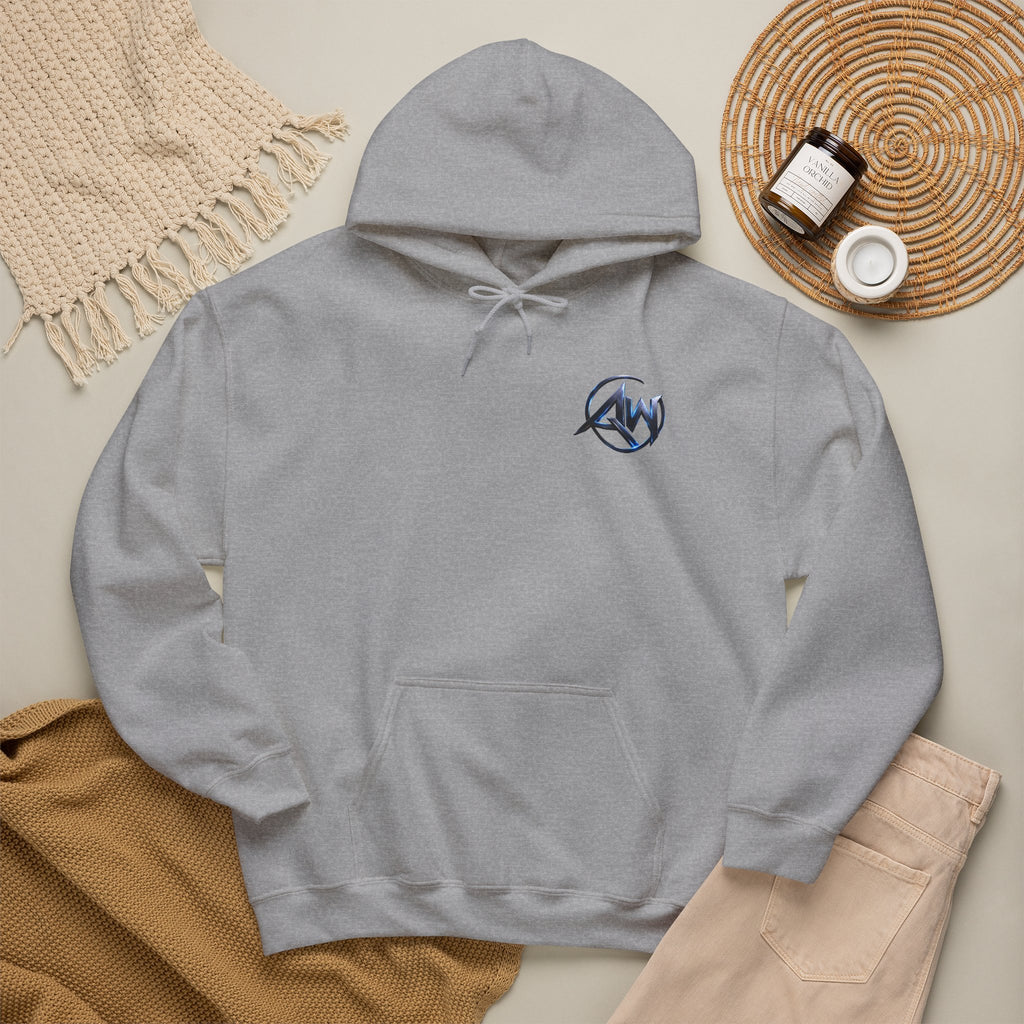 Hyena Baseball Graphic Sports Hoodie  "Leave Your Mark" Cyber Crest AW Signature Emblem Logo Pullover Drawstring Sweater