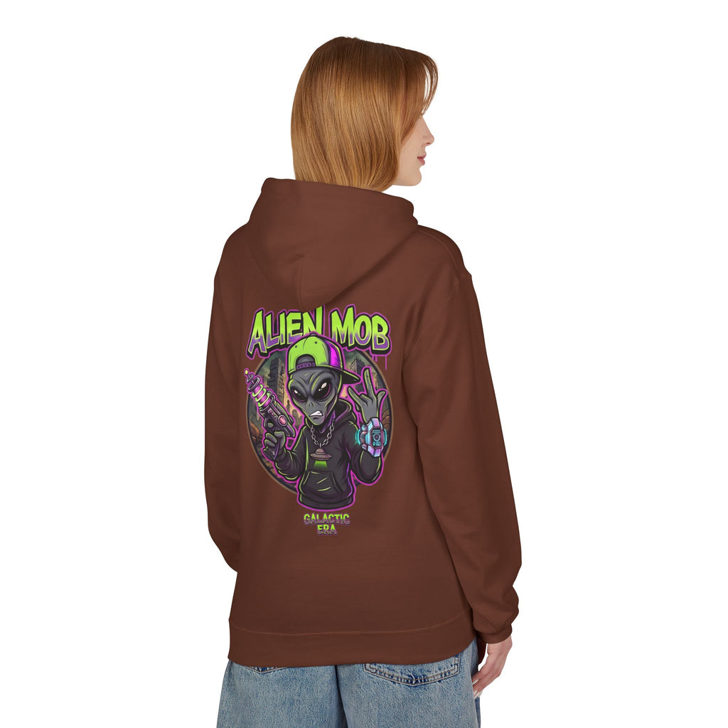 Alien Mob Galactic Era Graphic Alien Hip Hop Pullover Hoodie
