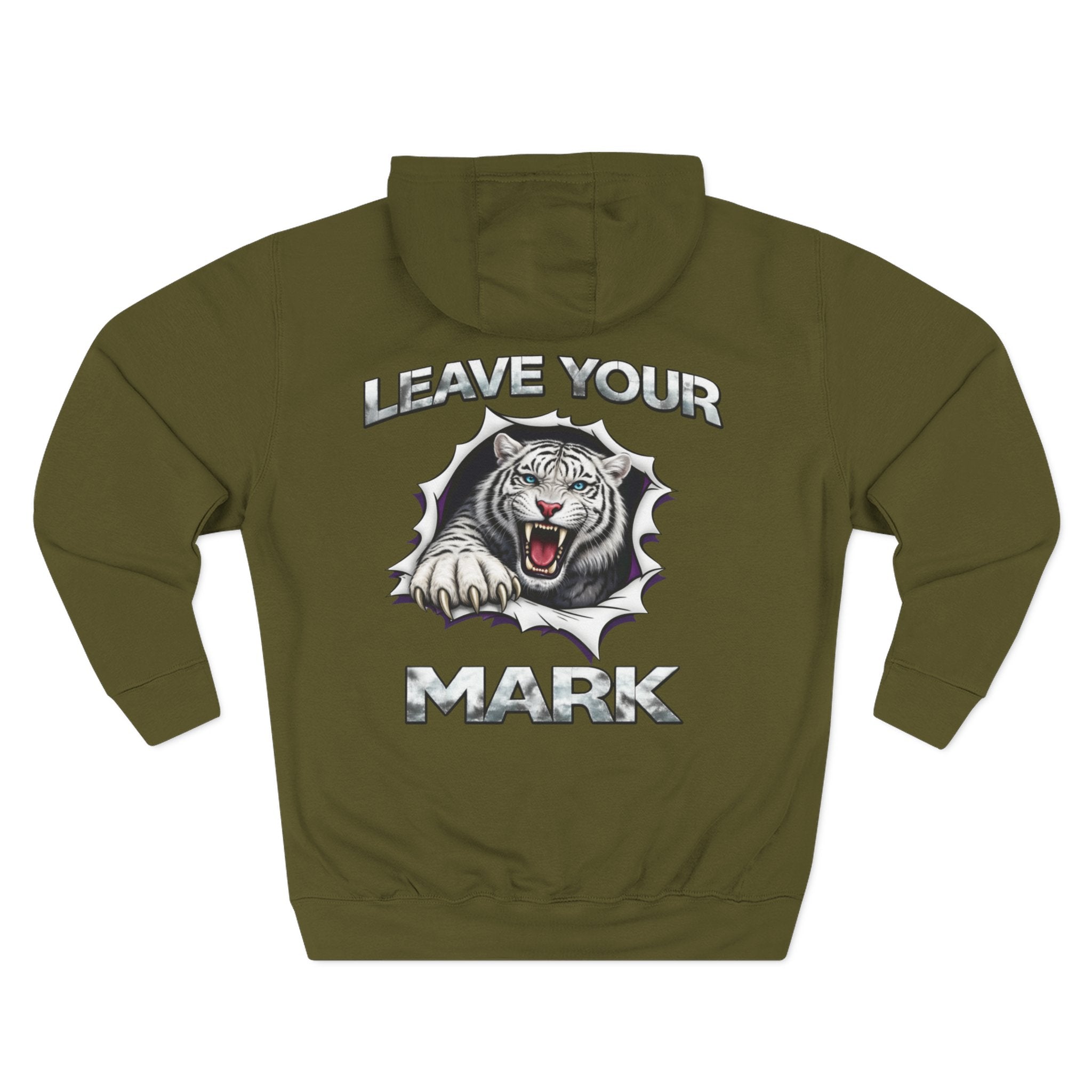 White Tiger Graphic Hoodie – “Leave Your Mark” 87 Series Limited Edition Pullover Sweater