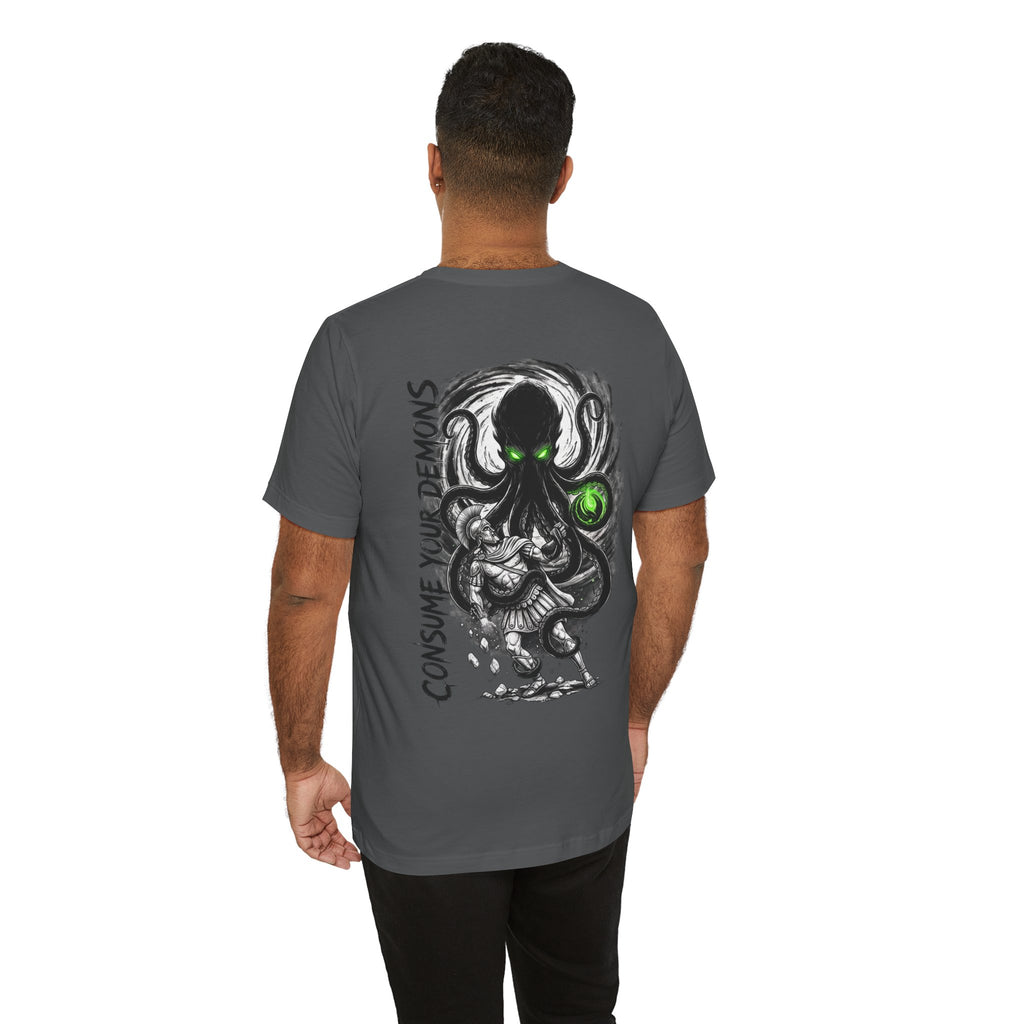 Kraken Octopus "Consume Your Demons" Graphic T-Shirt