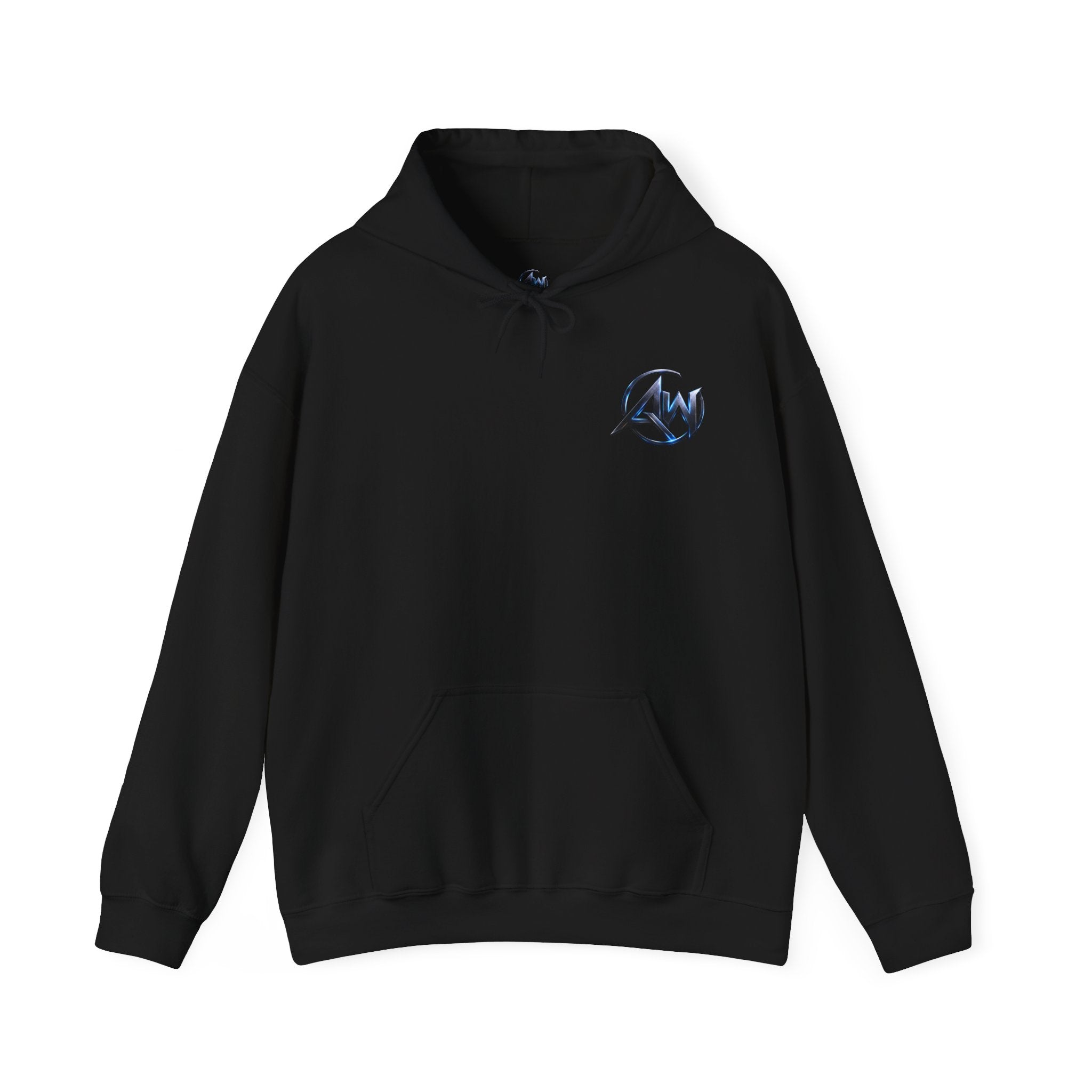 Hyena Baseball Graphic Sports Hoodie  "Leave Your Mark" Cyber Crest AW Signature Emblem Logo Pullover Drawstring Sweater