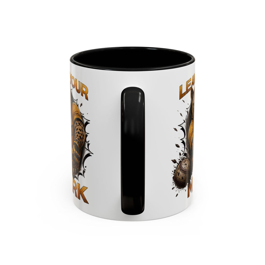 Wild Hyena Baseball  "Leave Your Mark" Fierce Animal Sports Accent Coffee Mug