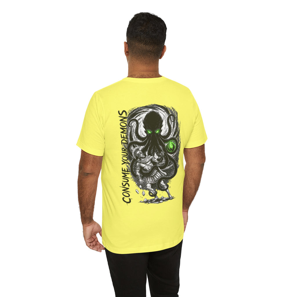 Kraken Octopus "Consume Your Demons" Graphic T-Shirt