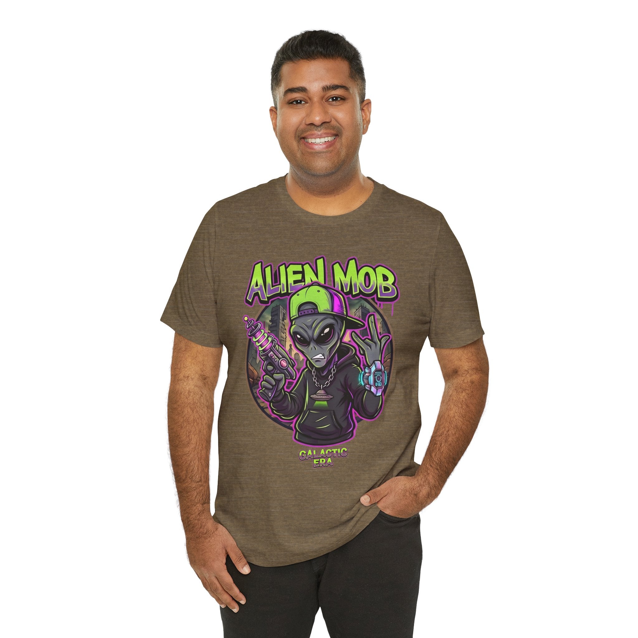 Alien Mob Galactic Era Graphic Alien Hip Hop T-Shirt