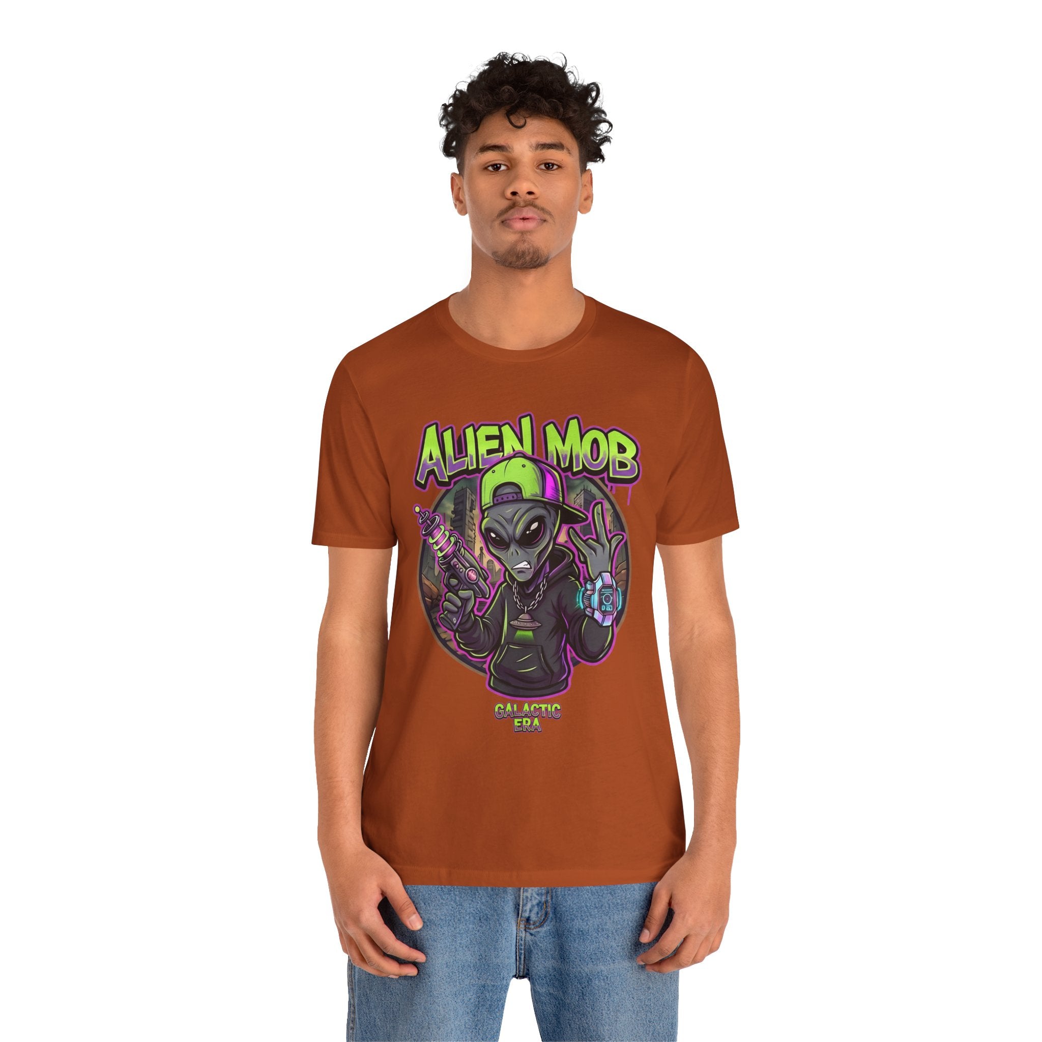 Alien Mob Galactic Era Graphic Alien Hip Hop T-Shirt
