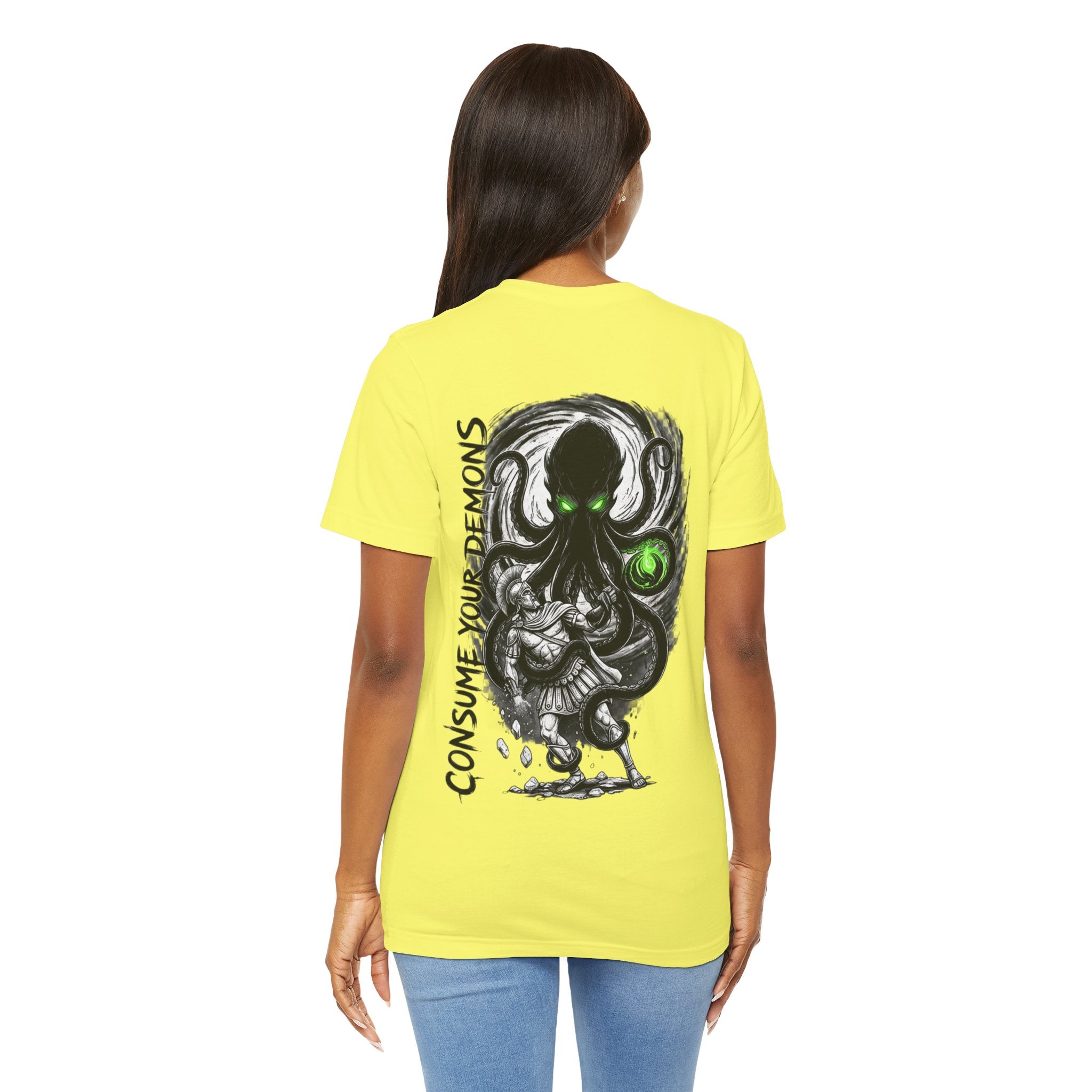 Kraken Octopus "Consume Your Demons" Graphic T-Shirt