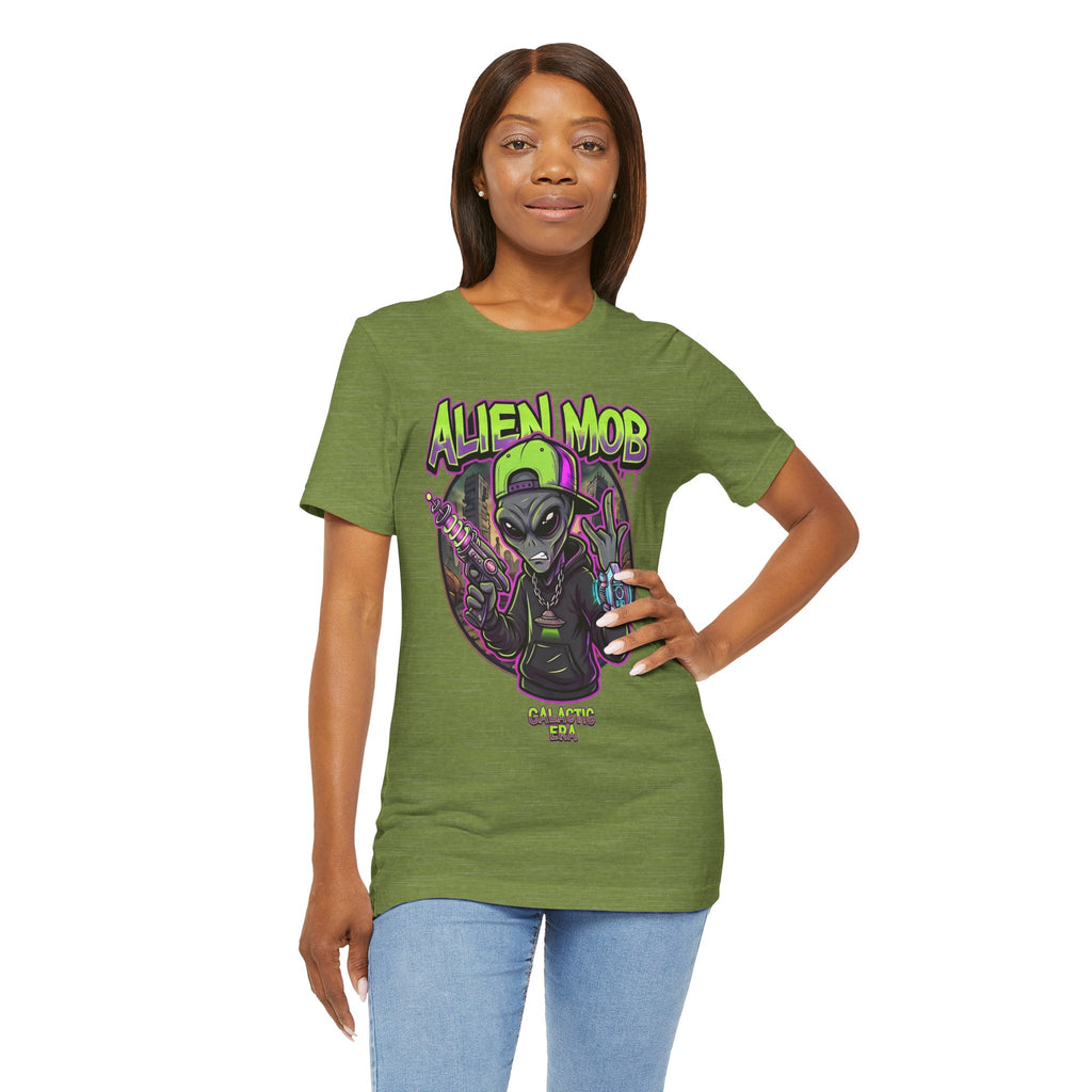 Alien Mob Galactic Era Graphic Alien Hip Hop T-Shirt
