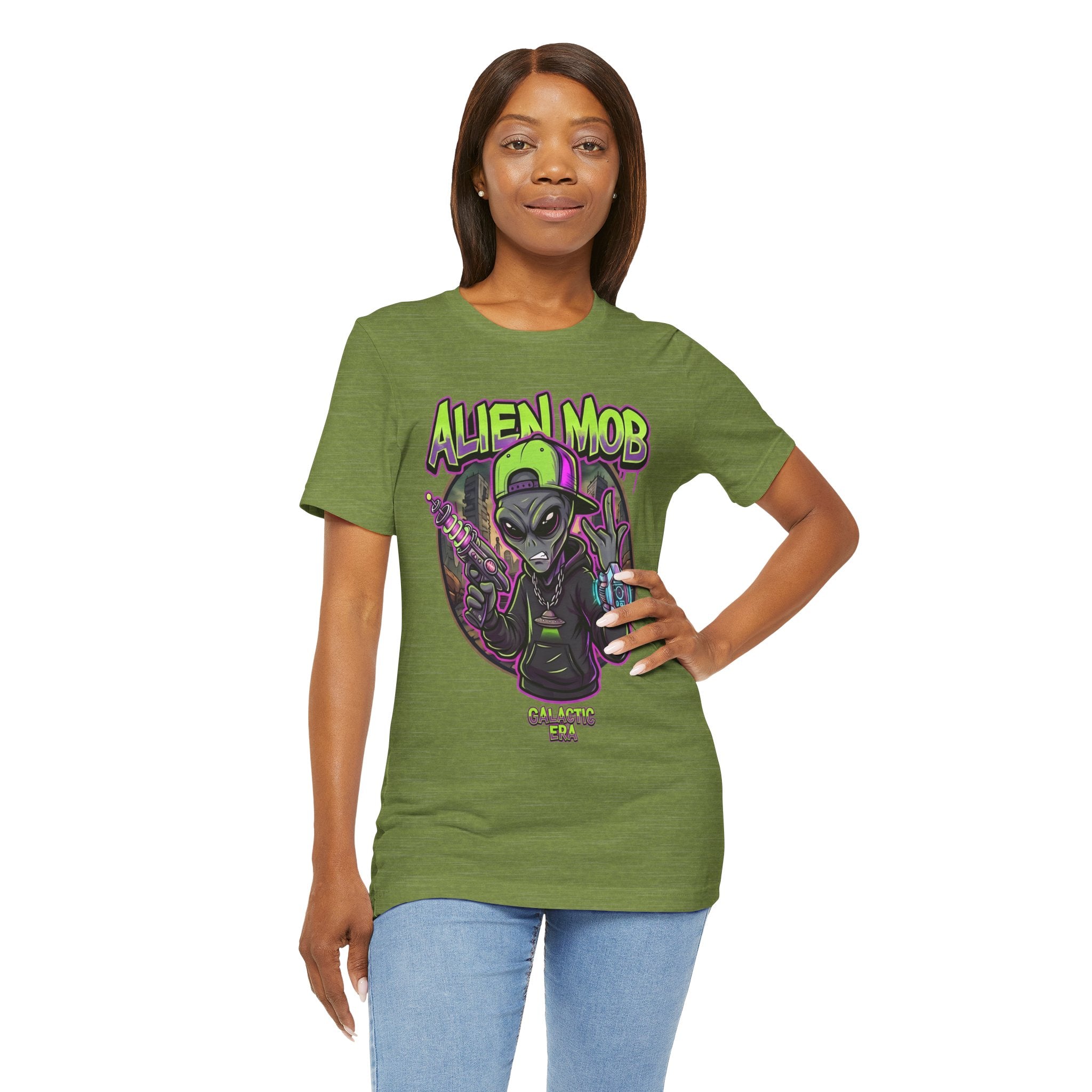 Alien Mob Galactic Era Graphic Alien Hip Hop T-Shirt