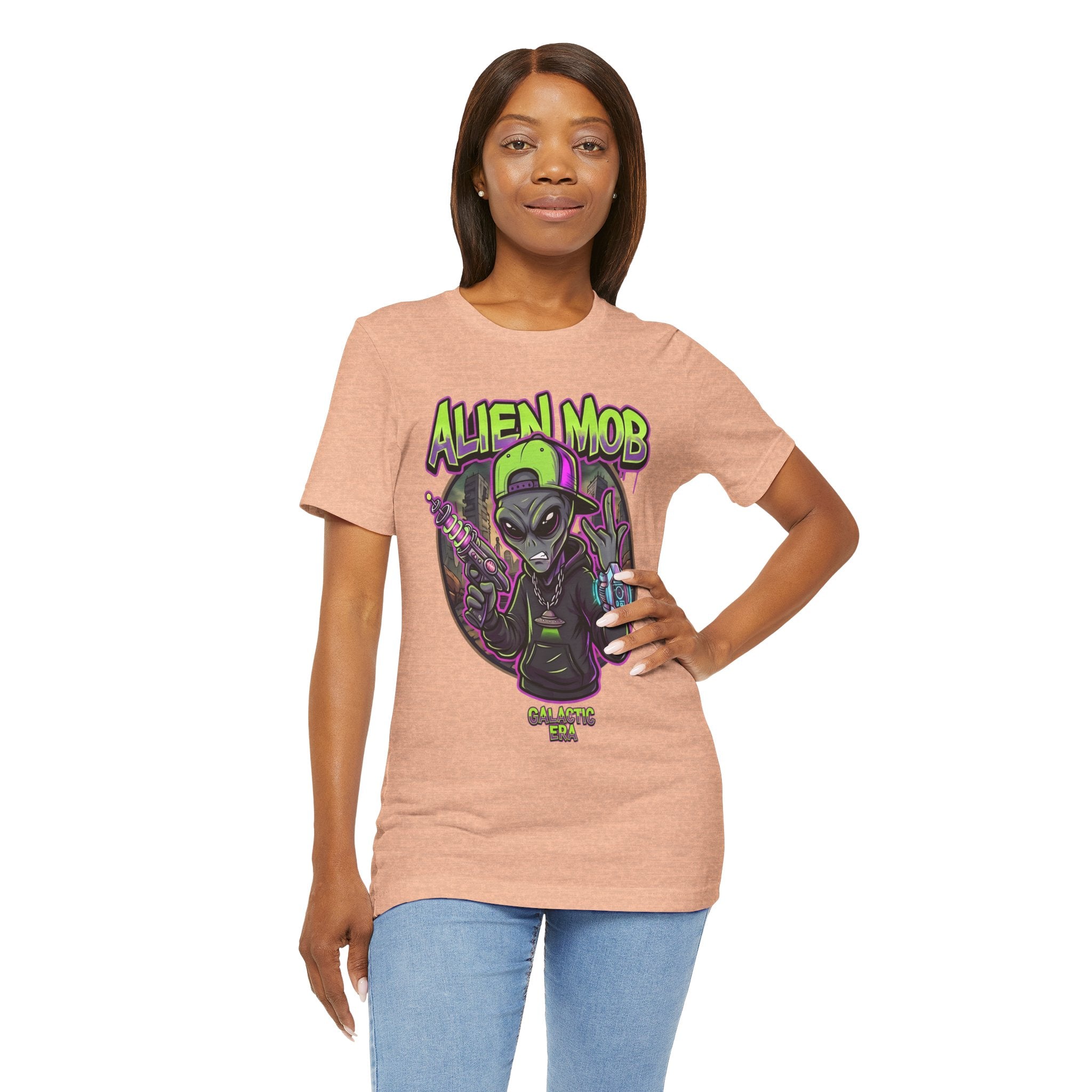Alien Mob Galactic Era Graphic Alien Hip Hop T-Shirt