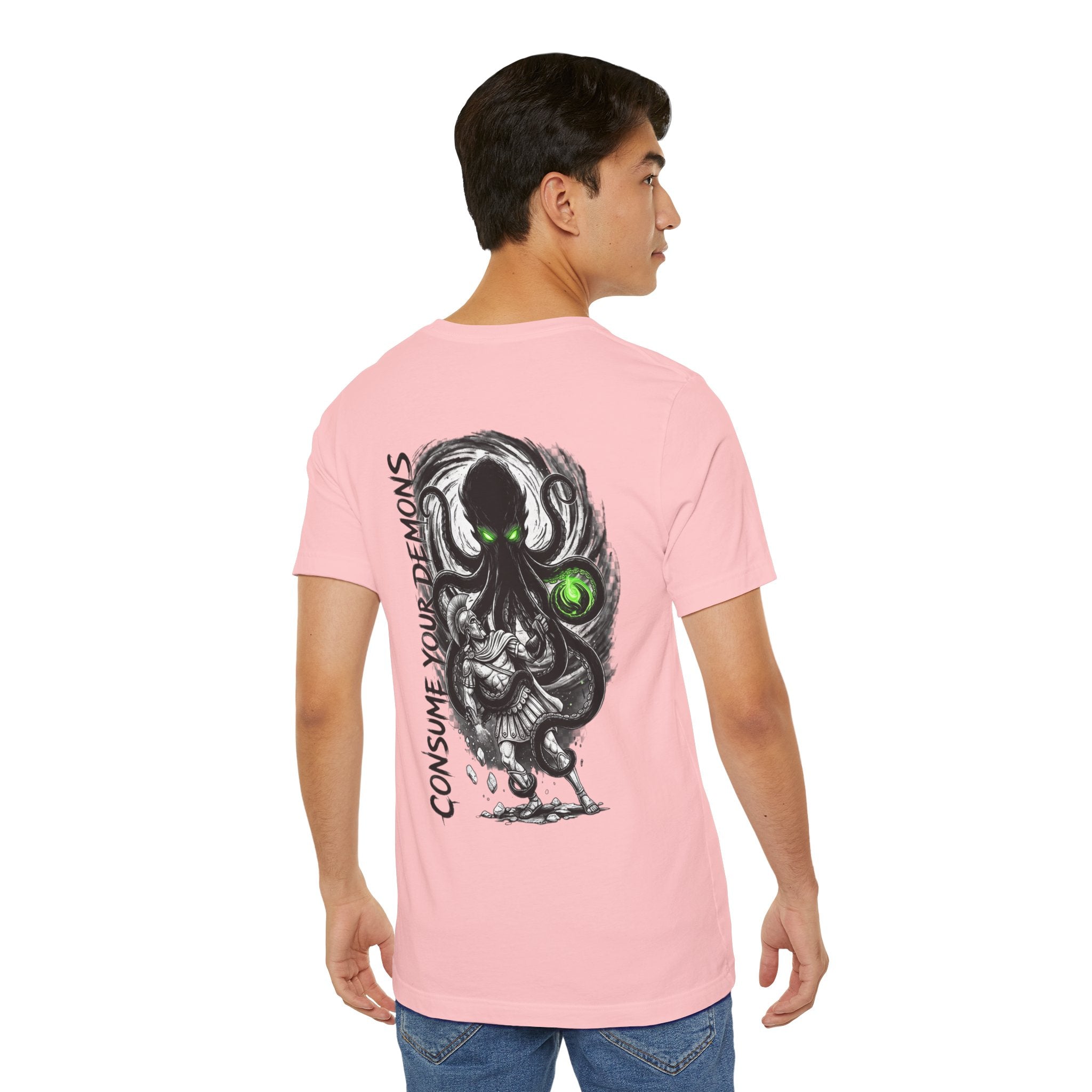 Kraken Octopus "Consume Your Demons" Graphic T-Shirt