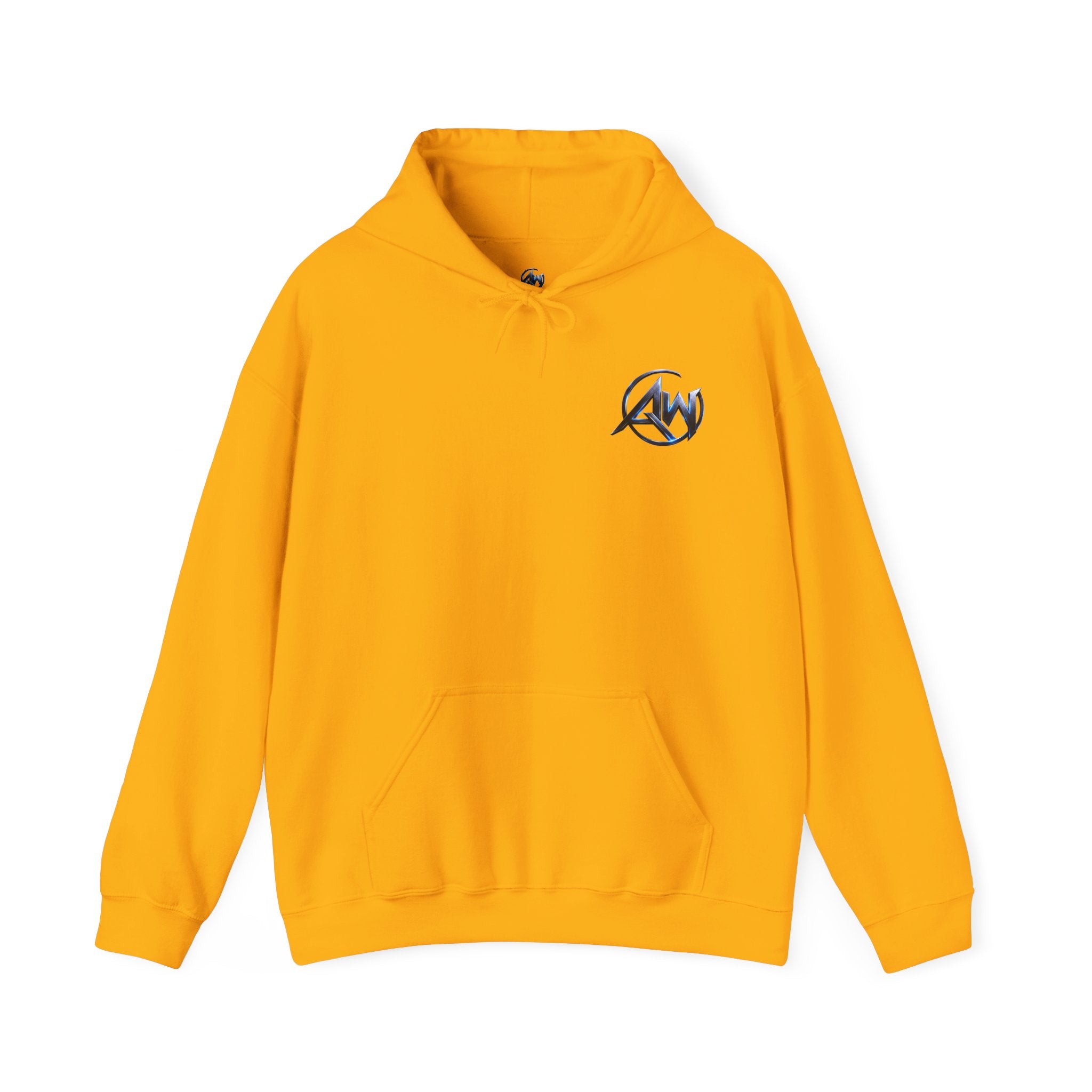 Hyena Baseball Graphic Sports Hoodie  "Leave Your Mark" Cyber Crest AW Signature Emblem Logo Pullover Drawstring Sweater