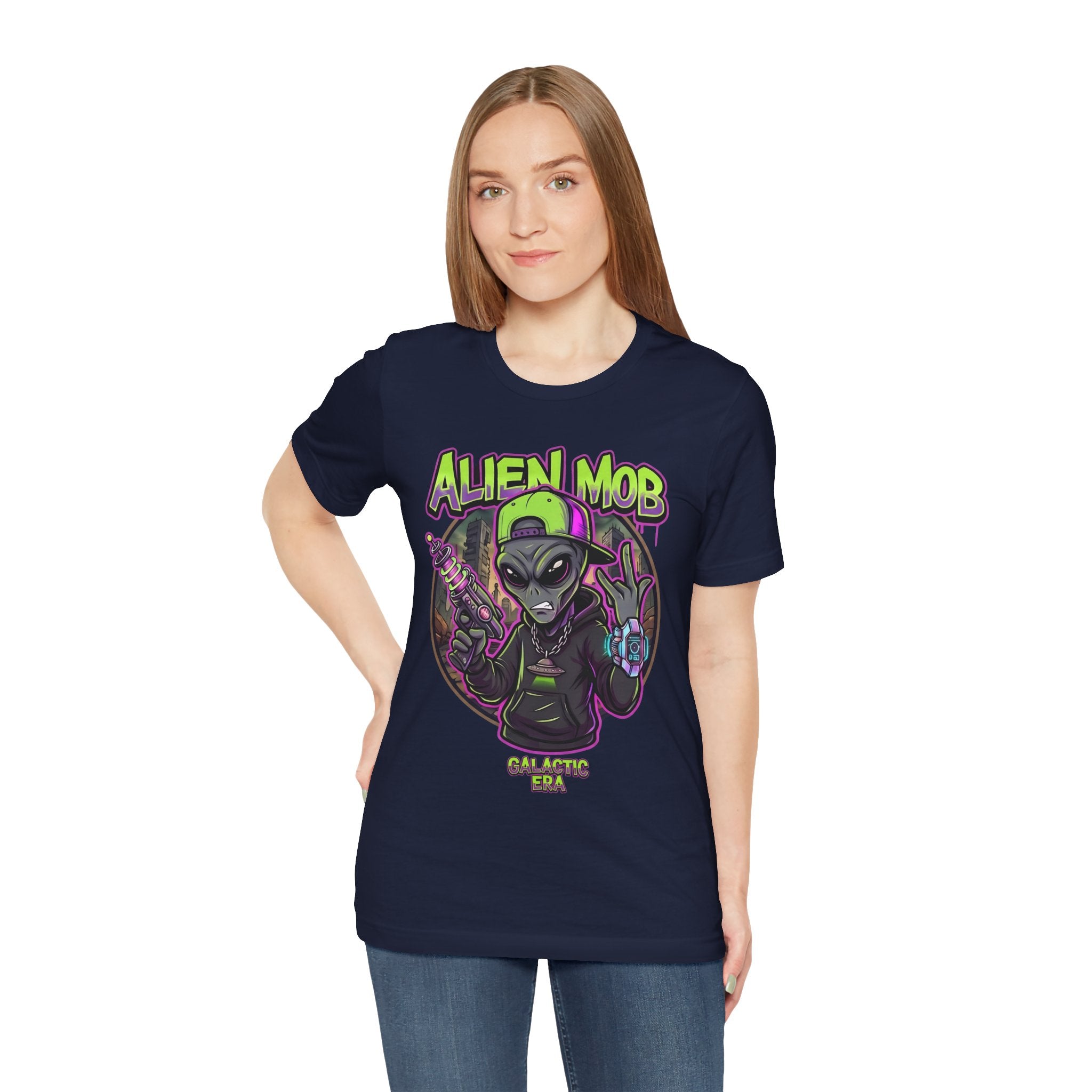 Alien Mob Galactic Era Graphic Alien Hip Hop T-Shirt