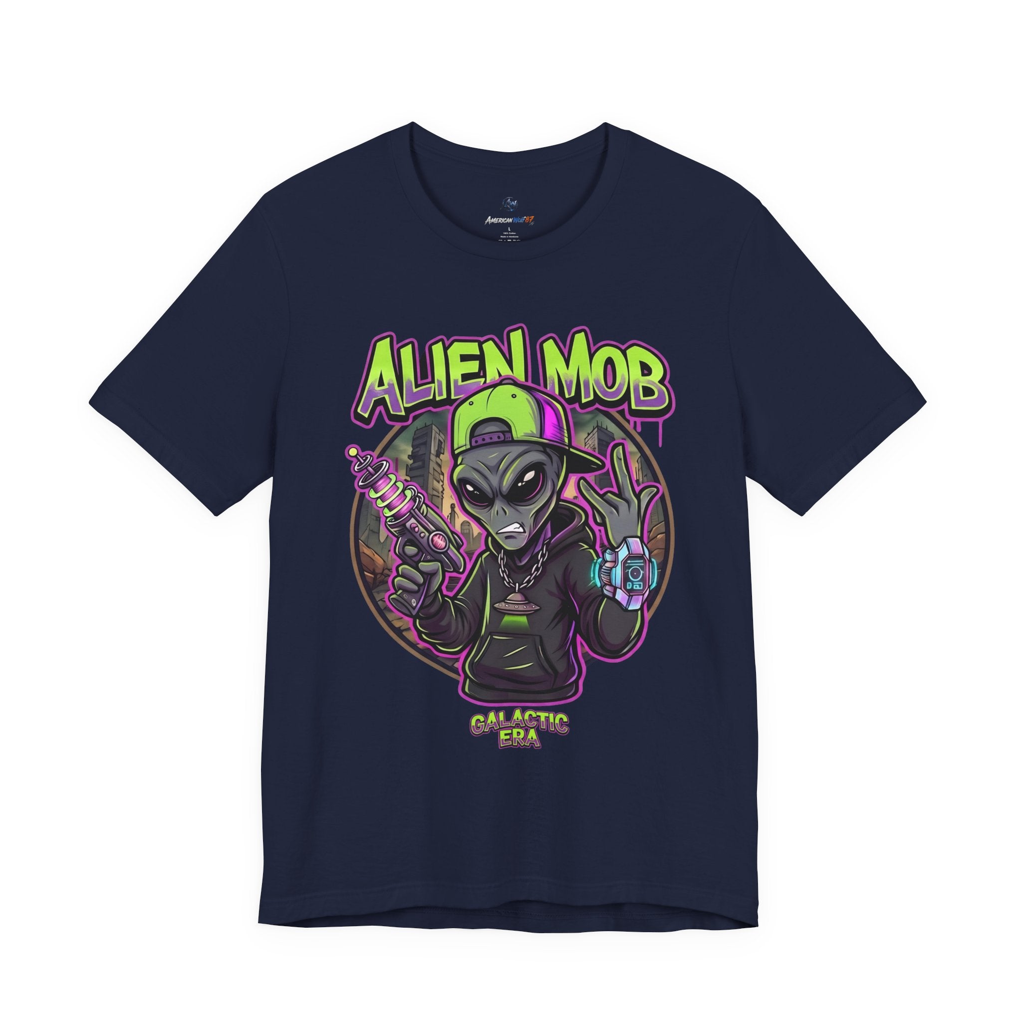 Alien Mob Galactic Era Graphic Alien Hip Hop T-Shirt