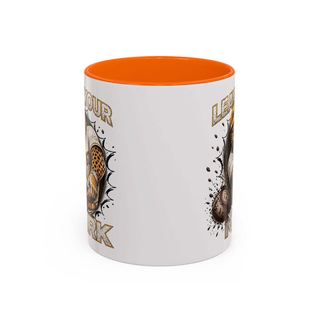 Hyena Baseball Leave Your Mark Baseball Sports Ceramic Accent Coffee Mug