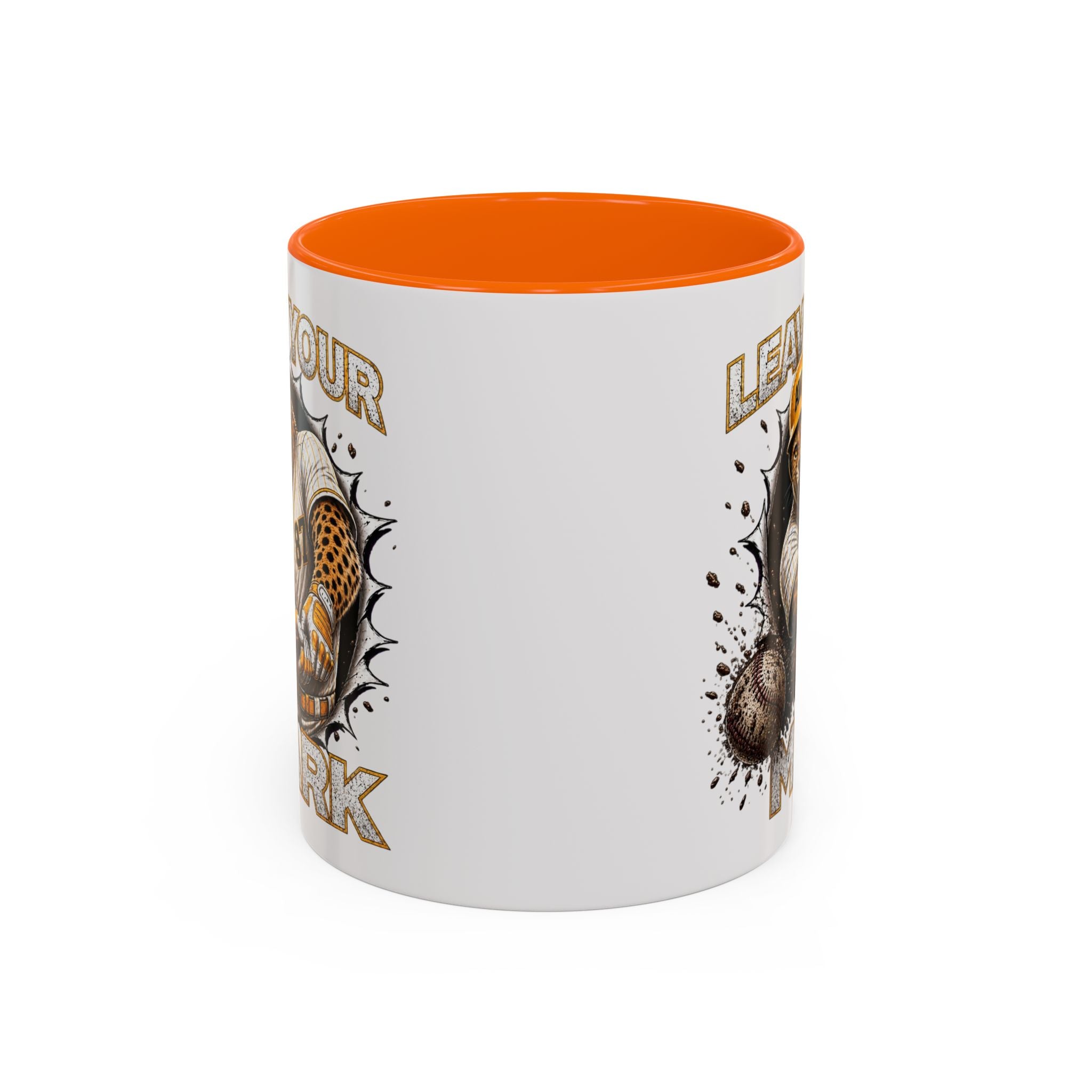 Hyena Baseball Leave Your Mark Baseball Sports Ceramic Accent Coffee Mug