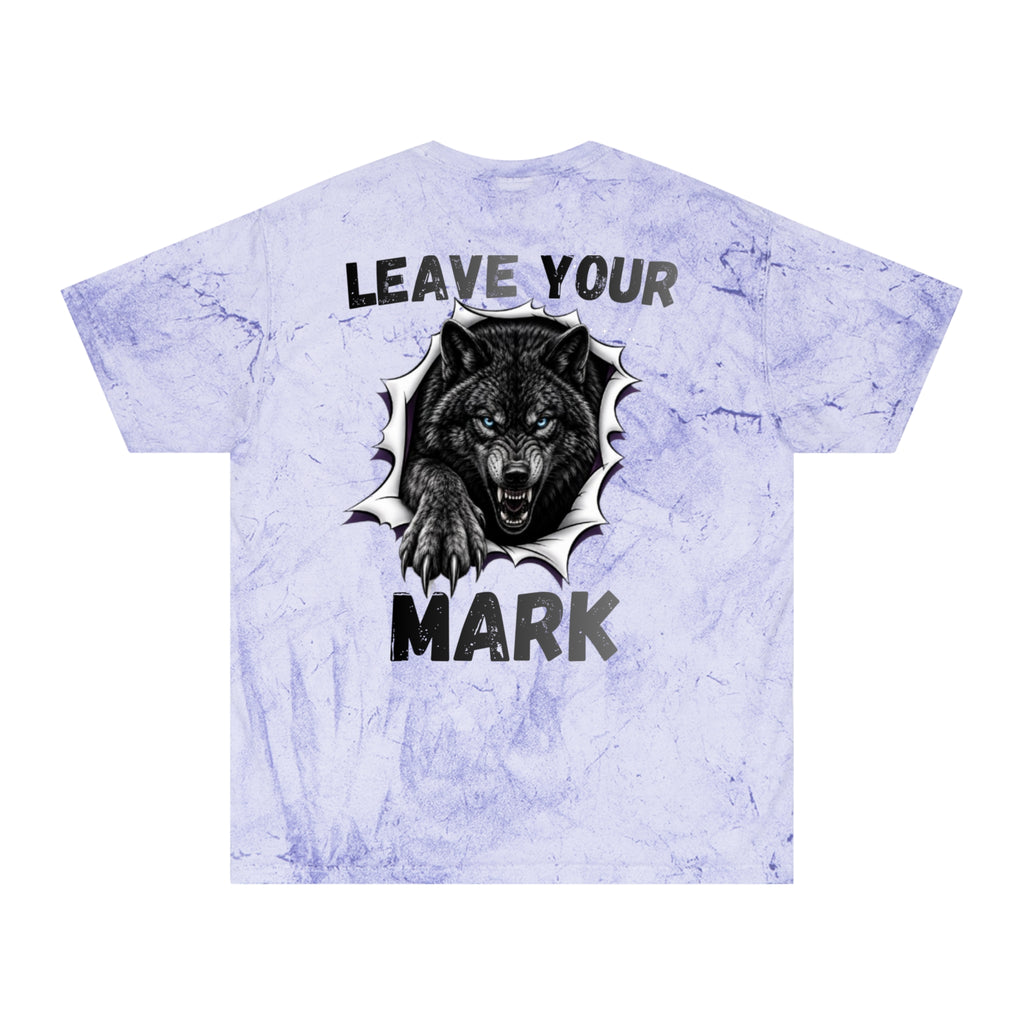 Black Wolf  'Leave Your Mark' Tie-Dye Color Blast T-Shirt