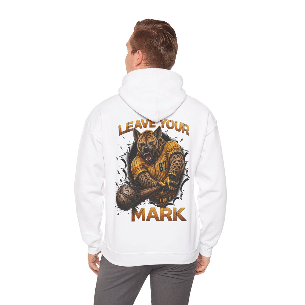 Hyena Graphic Baseball Hoodie "Leave Your Mark" 87 Series Limited Edition