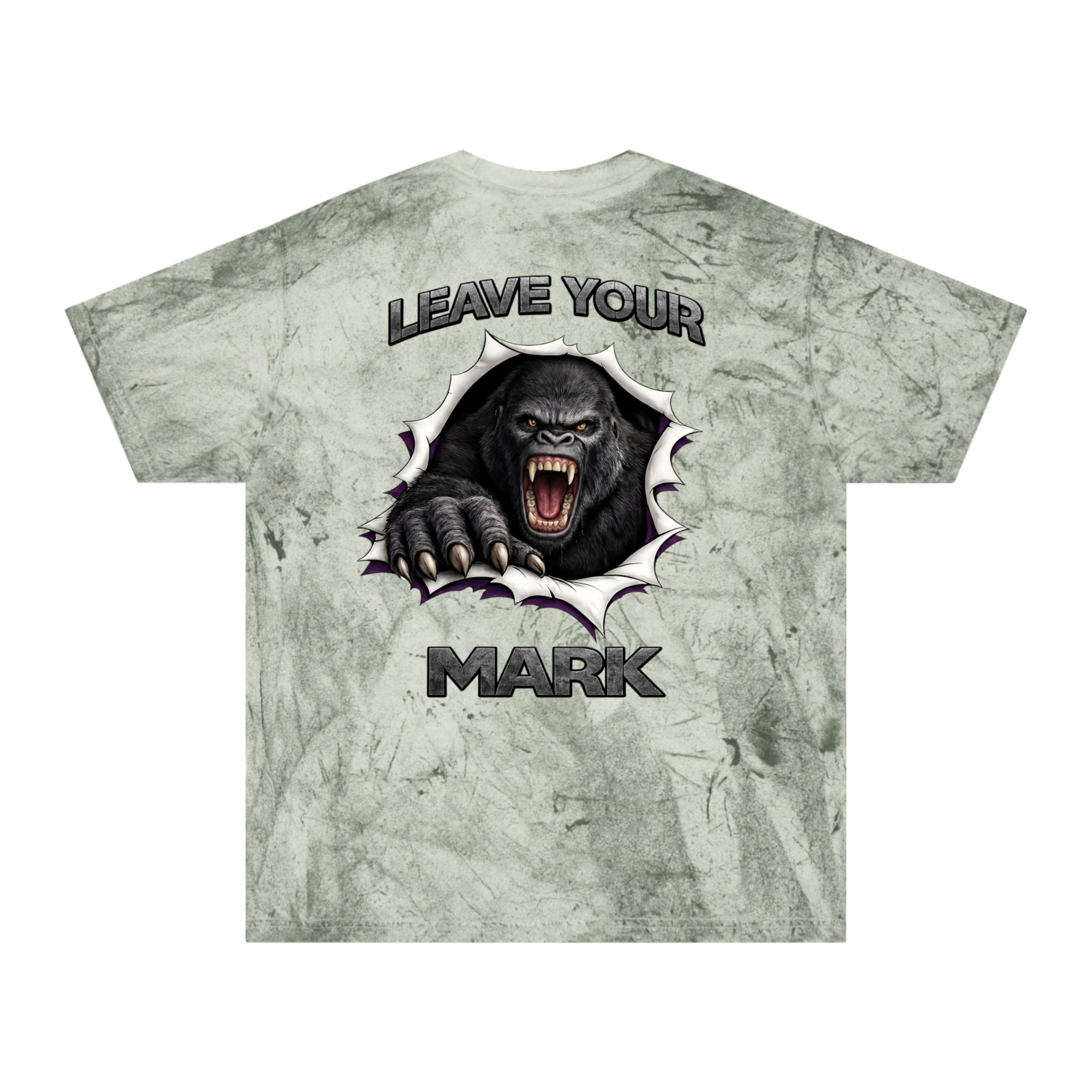 Gorilla "Leave Your Mark" Fierce Graphic Color Blast T-shirt