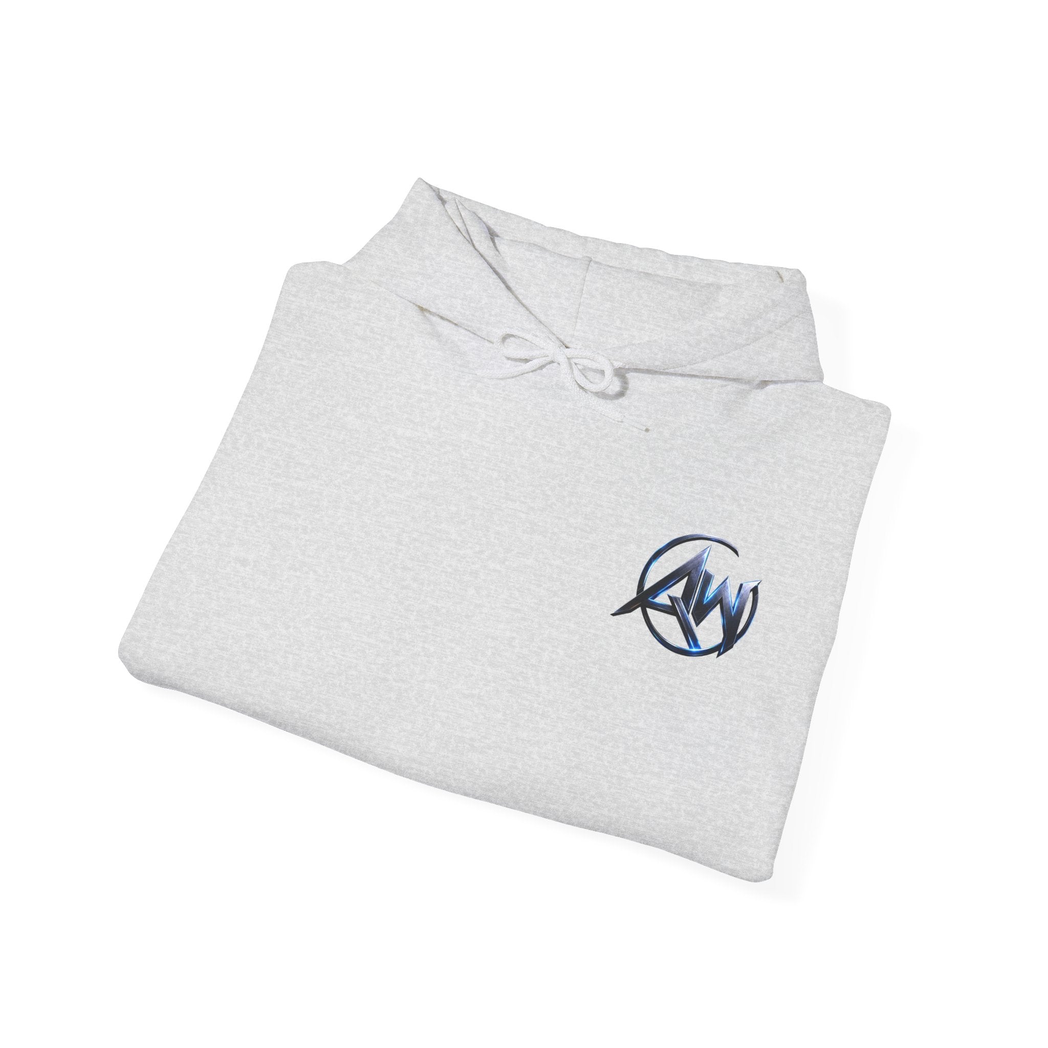 Black Wolf Hoodie "Leave Your Mark" Cyber Crest AW Signature Emblem Pullover drawstring Sweater