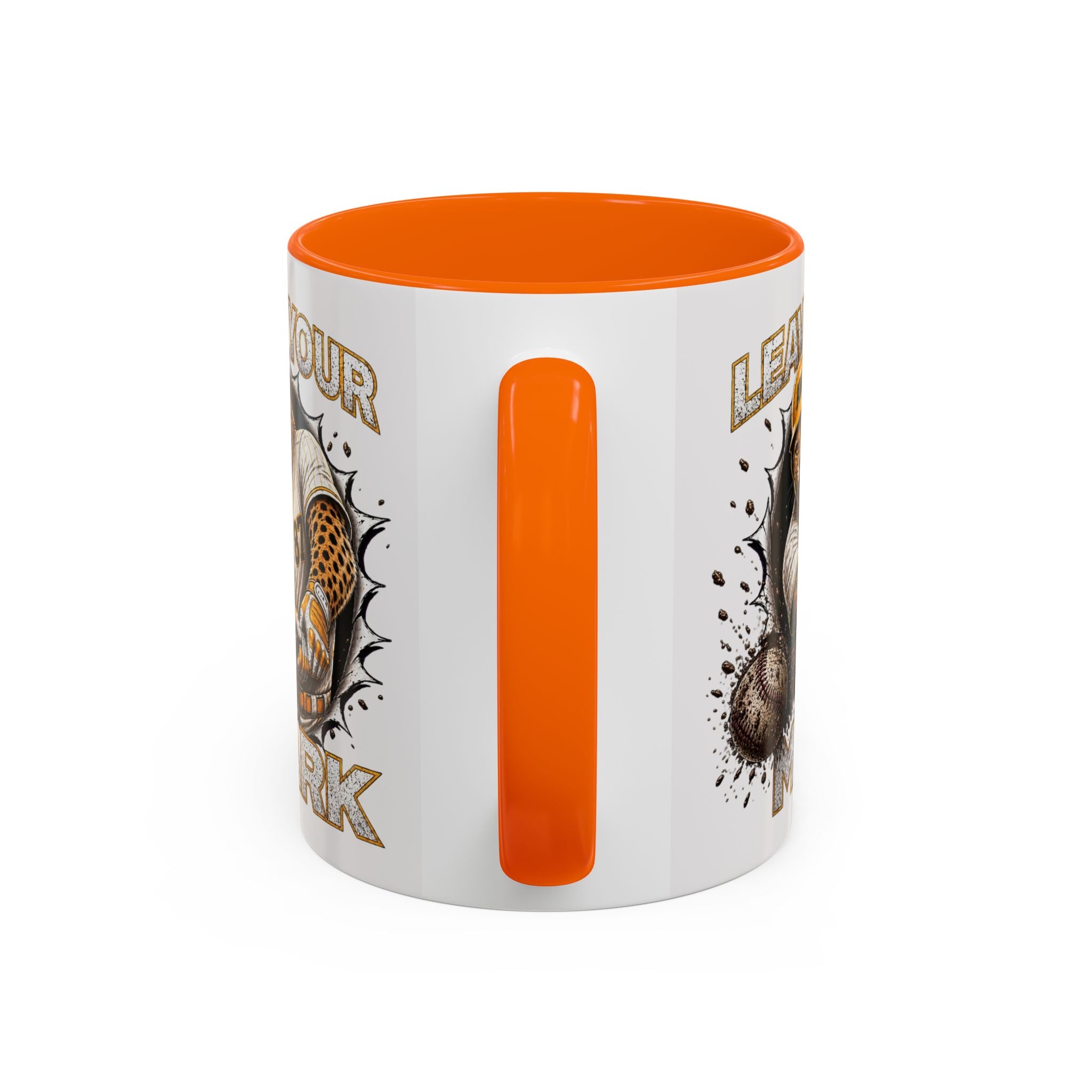 Hyena Baseball Leave Your Mark Baseball Sports Ceramic Accent Coffee Mug