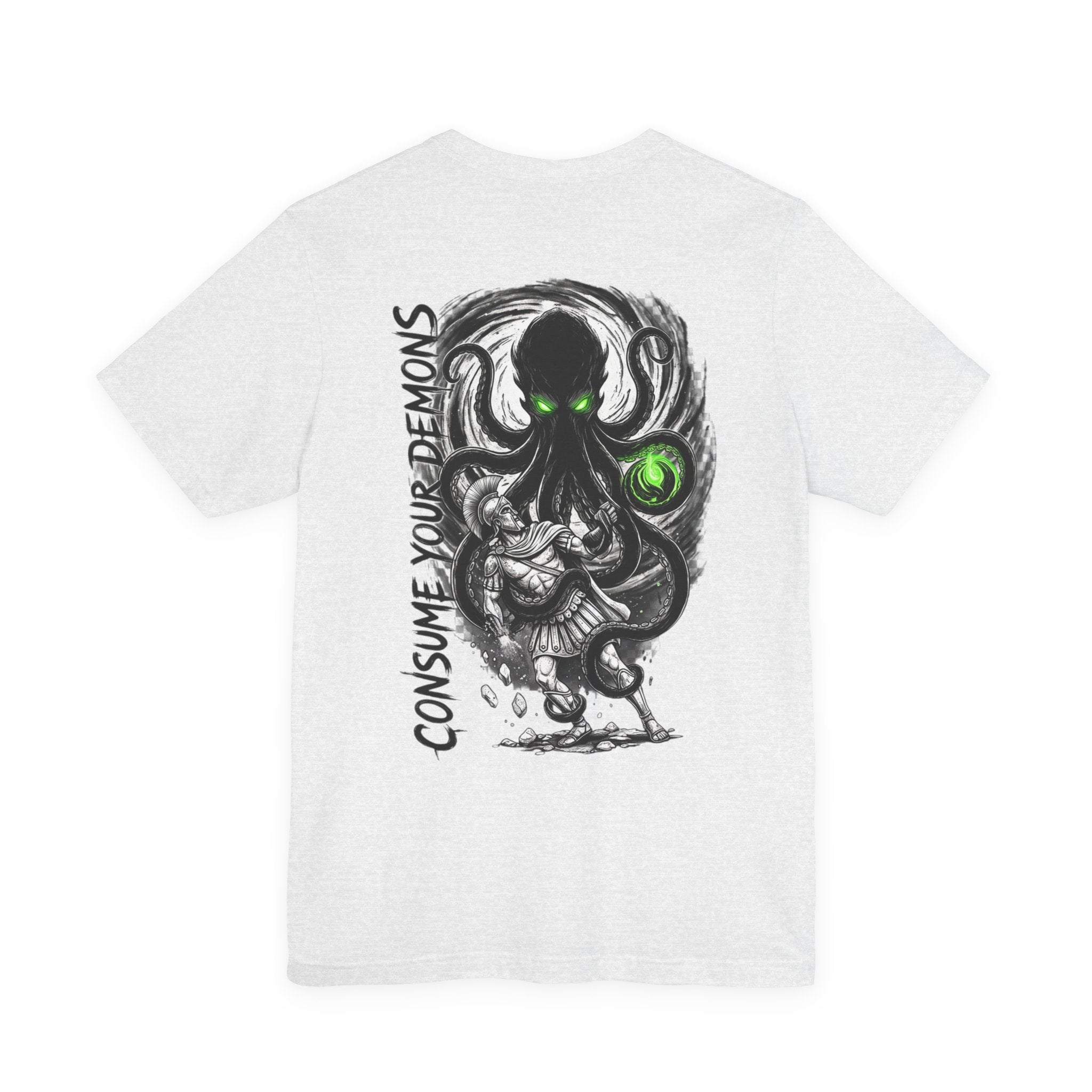 Kraken Octopus "Consume Your Demons" Graphic T-Shirt