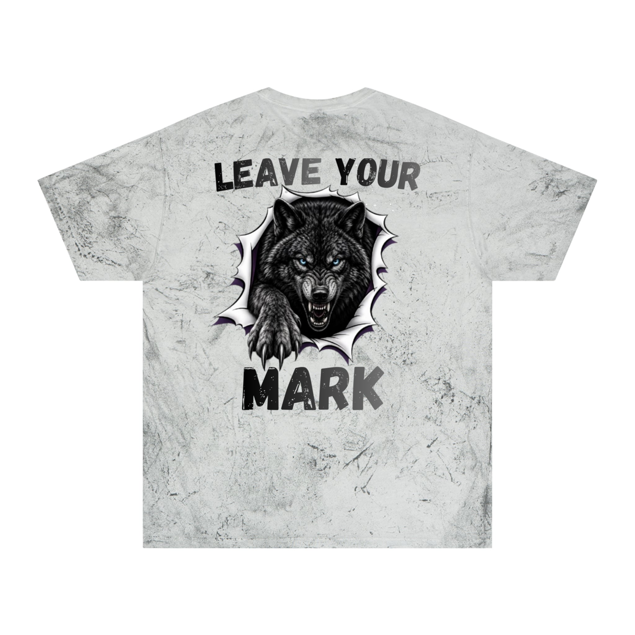 Black Wolf  'Leave Your Mark' Tie-Dye Color Blast T-Shirt