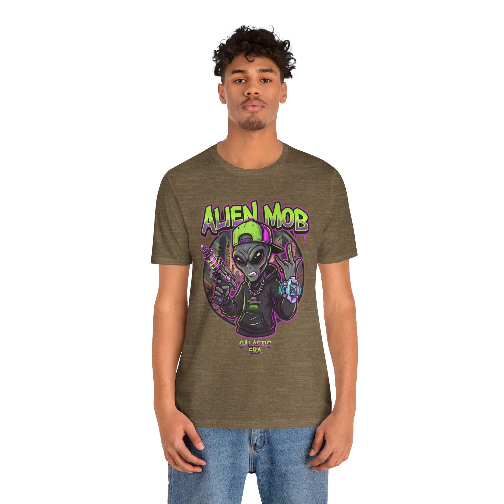 Alien Mob Galactic Era Graphic Alien Hip Hop T-Shirt