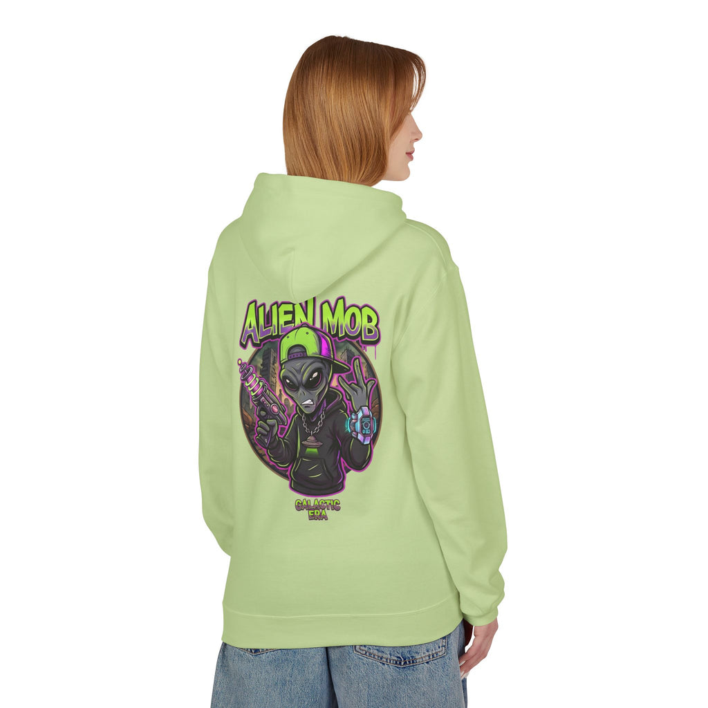 Alien Mob Galactic Era Graphic Alien Hip Hop Pullover Hoodie