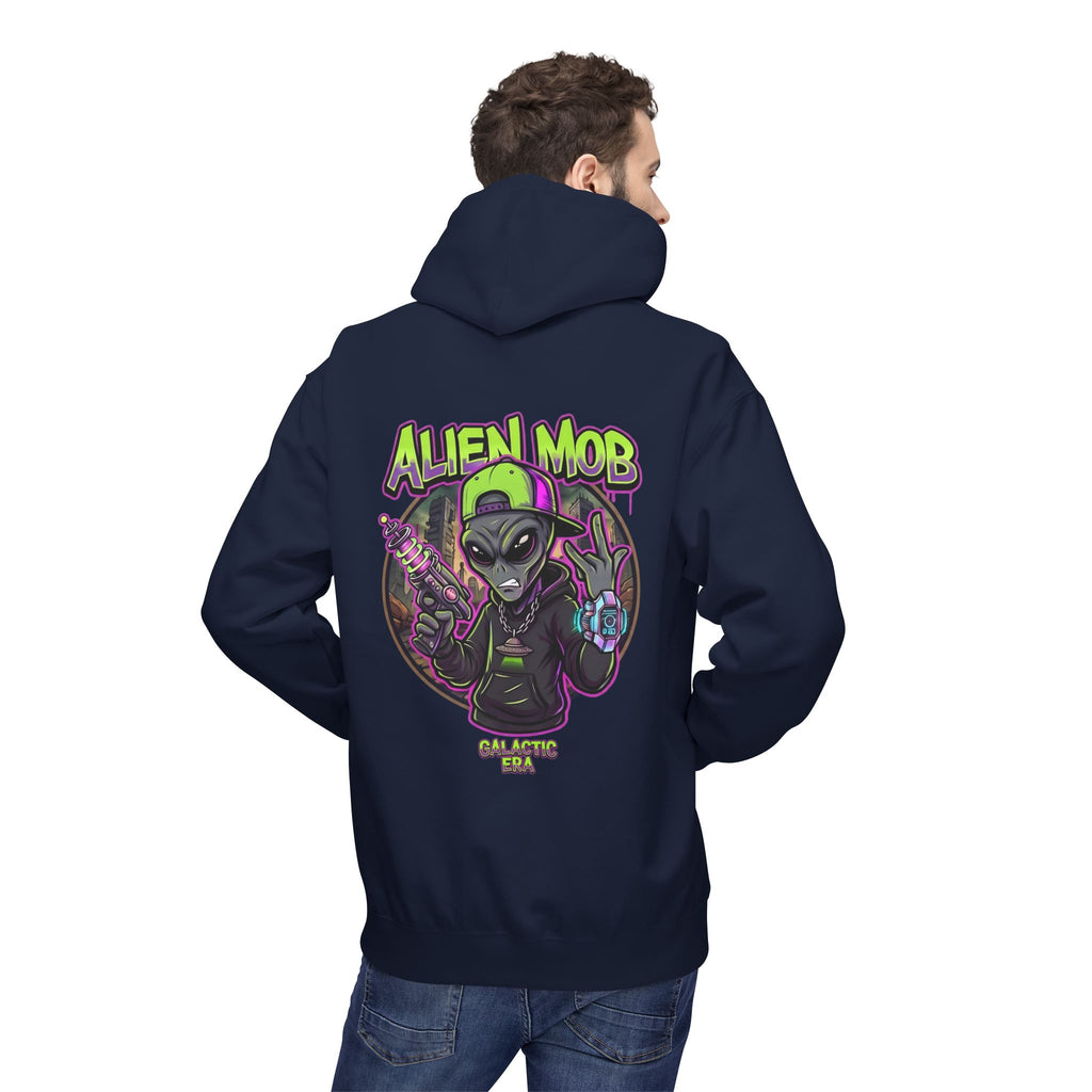 Alien Mob Galactic Era Graphic Alien Hip Hop Pullover Hoodie