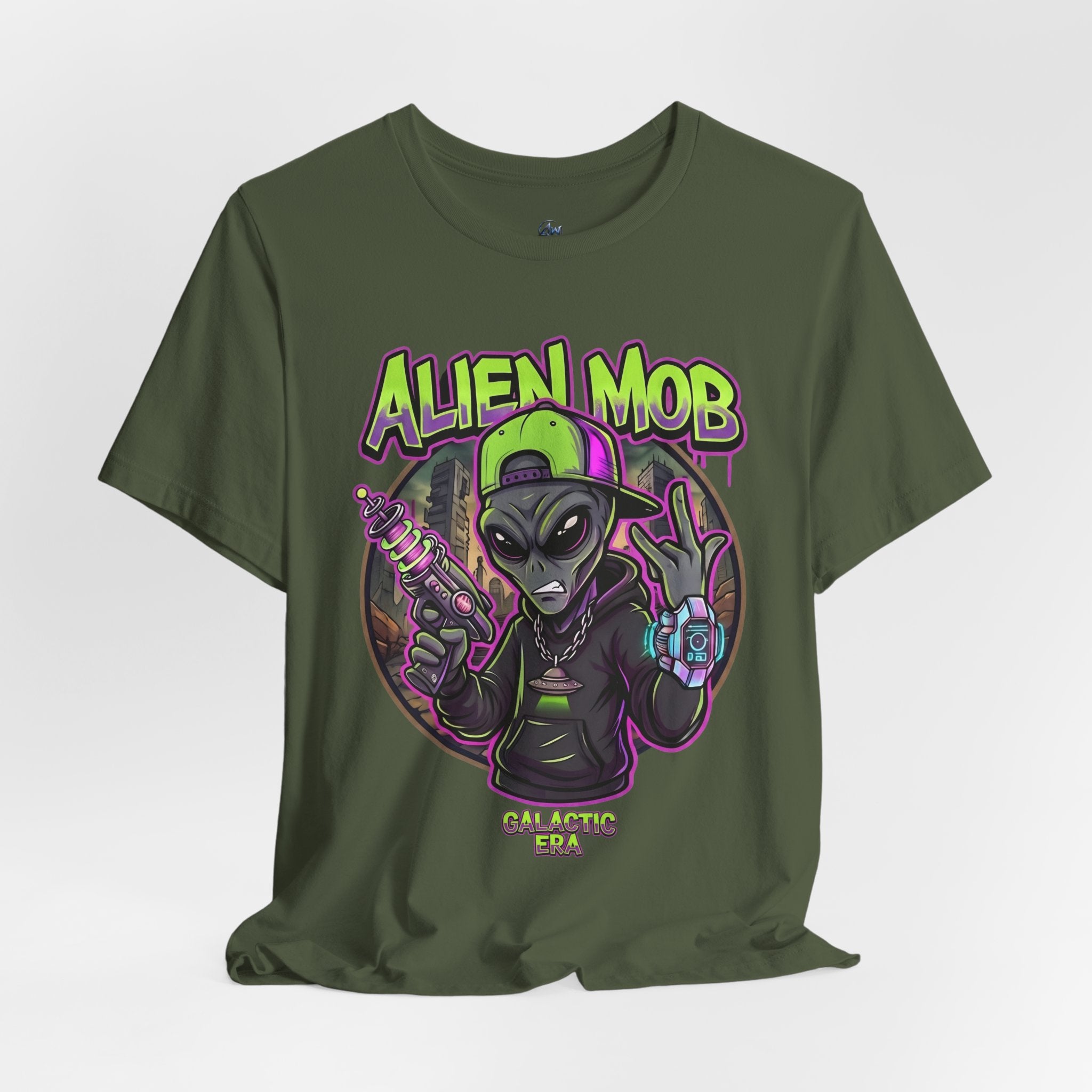 Alien Mob Galactic Era Graphic Alien Hip Hop T-Shirt