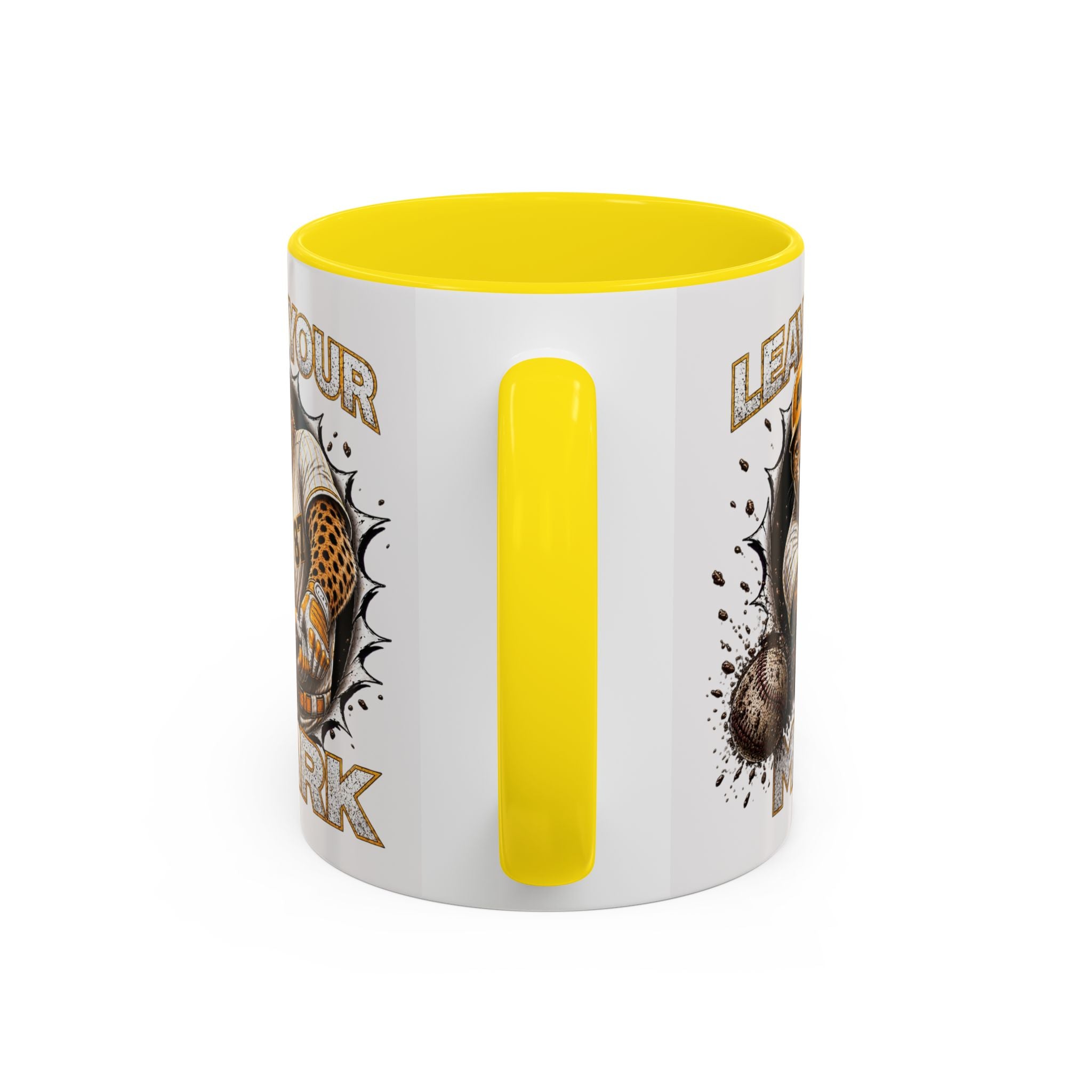 Hyena Baseball Leave Your Mark Baseball Sports Ceramic Accent Coffee Mug