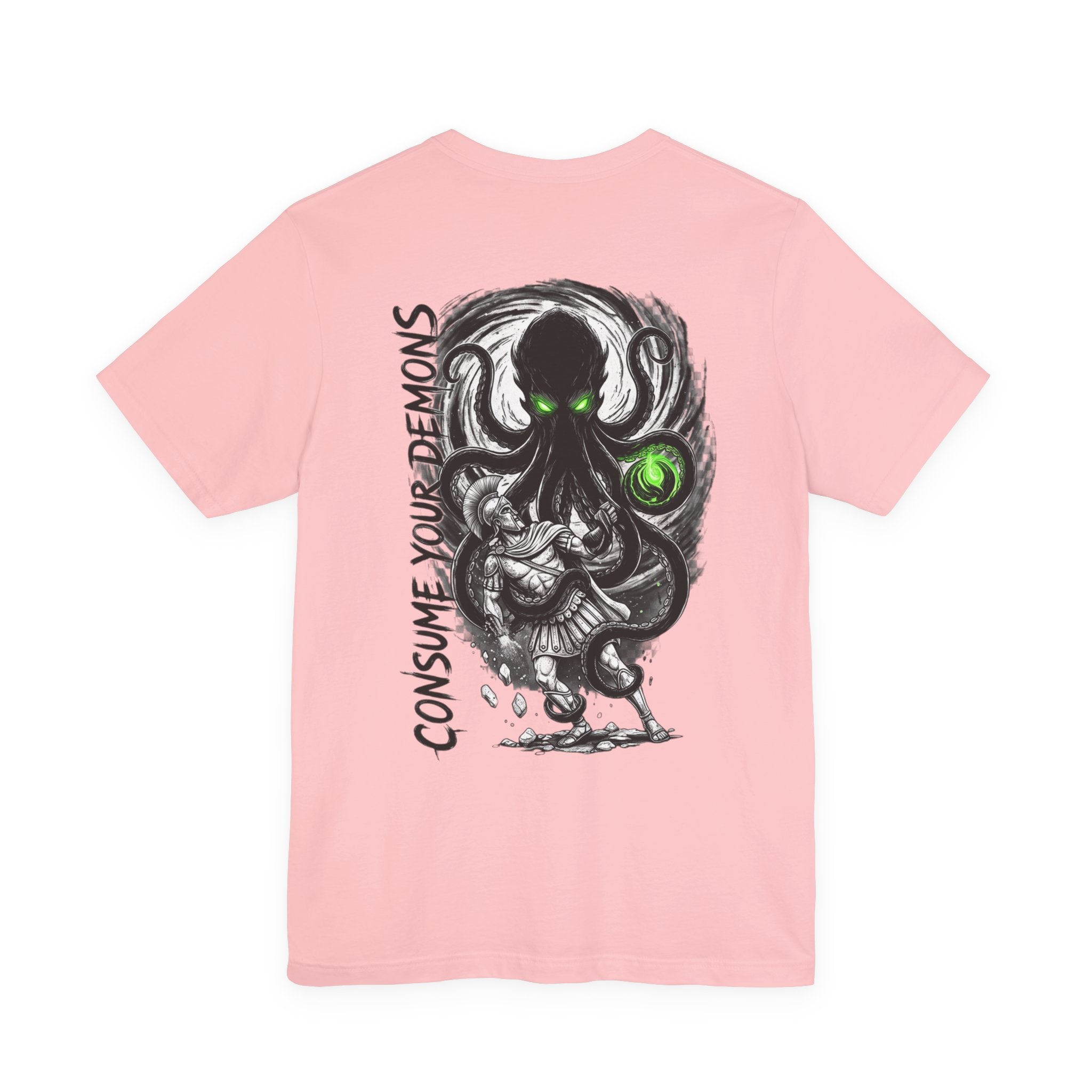 Kraken Octopus "Consume Your Demons" Graphic T-Shirt