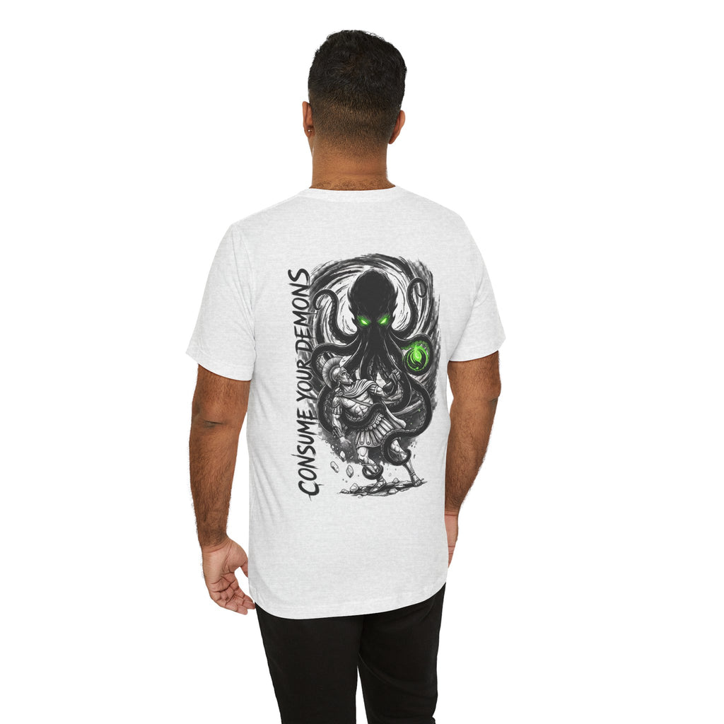 Kraken Octopus "Consume Your Demons" Graphic T-Shirt