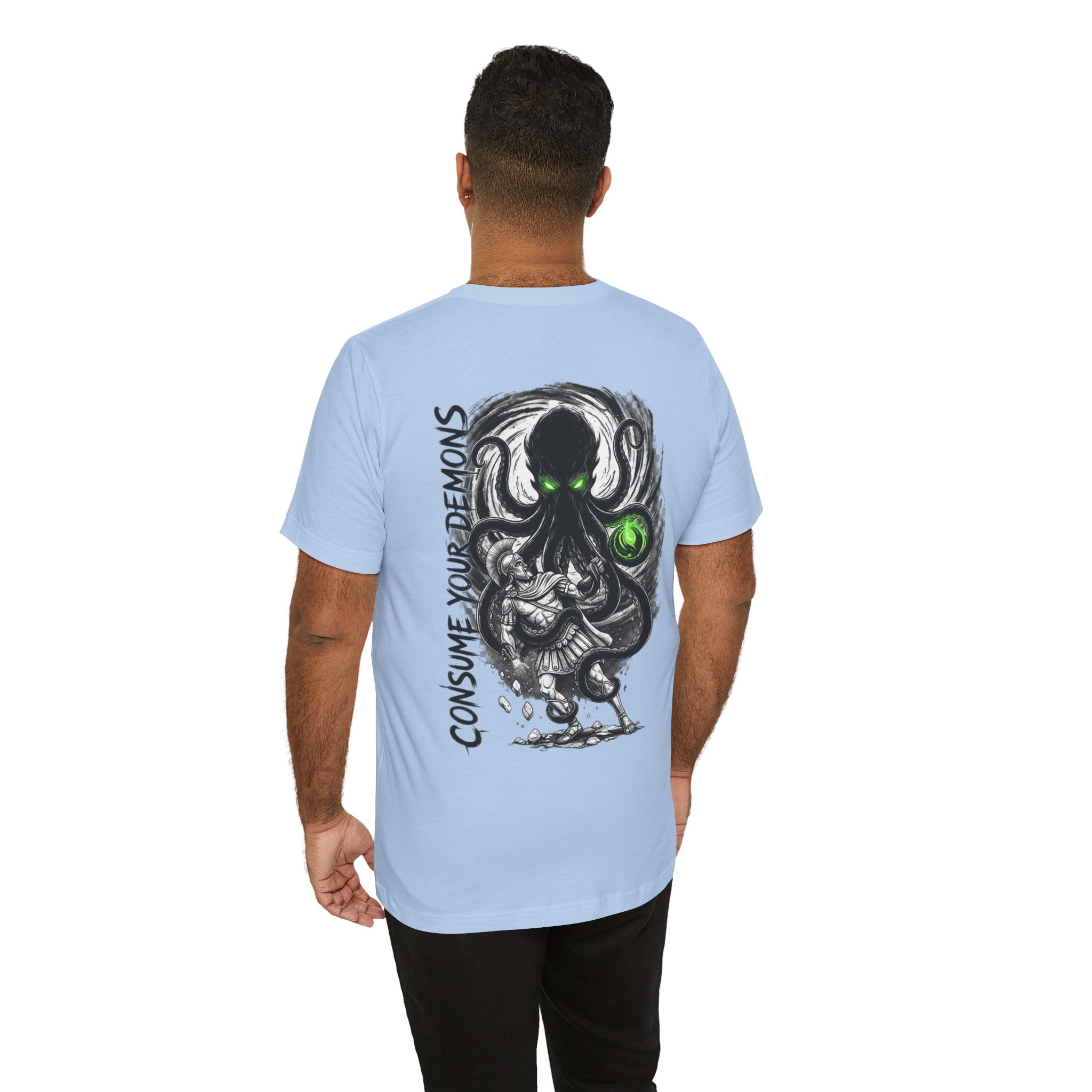 Kraken Octopus "Consume Your Demons" Graphic T-Shirt