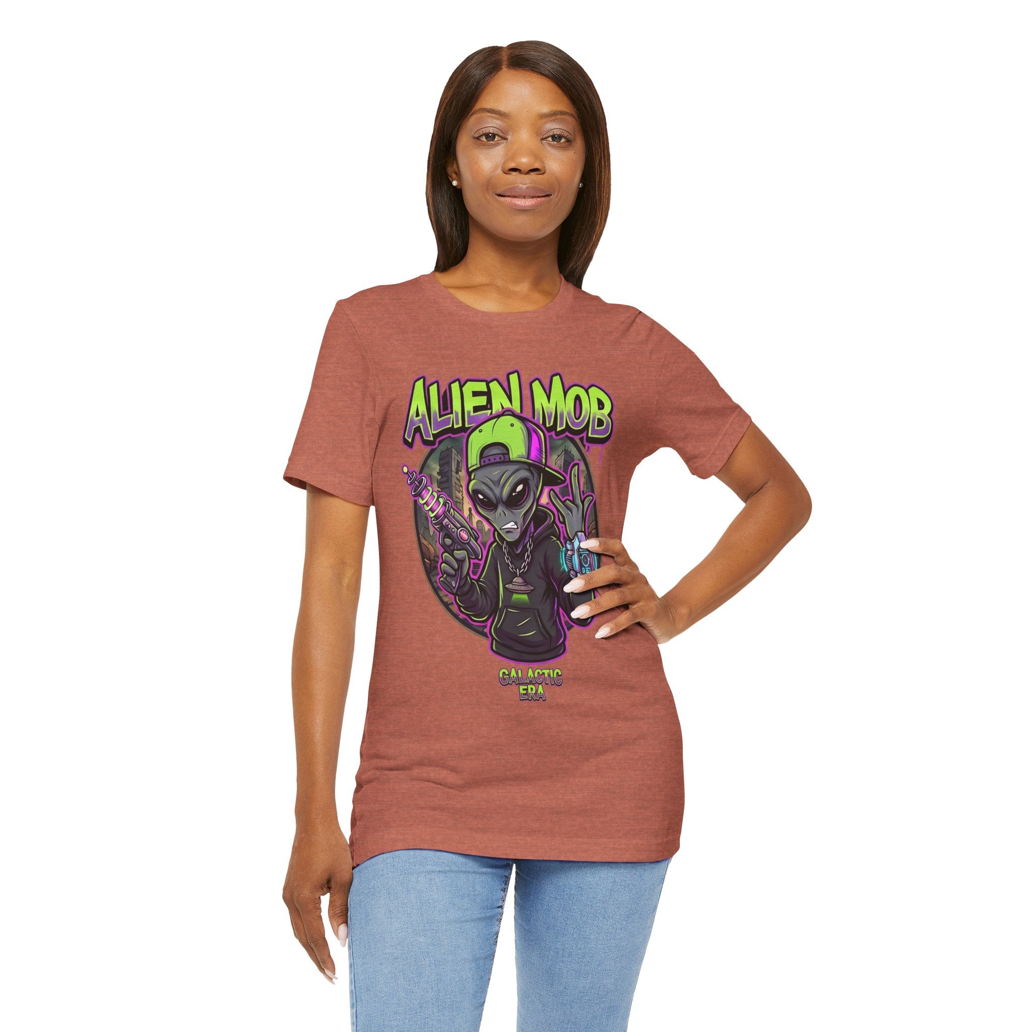 Alien Mob Galactic Era Graphic Alien Hip Hop T-Shirt