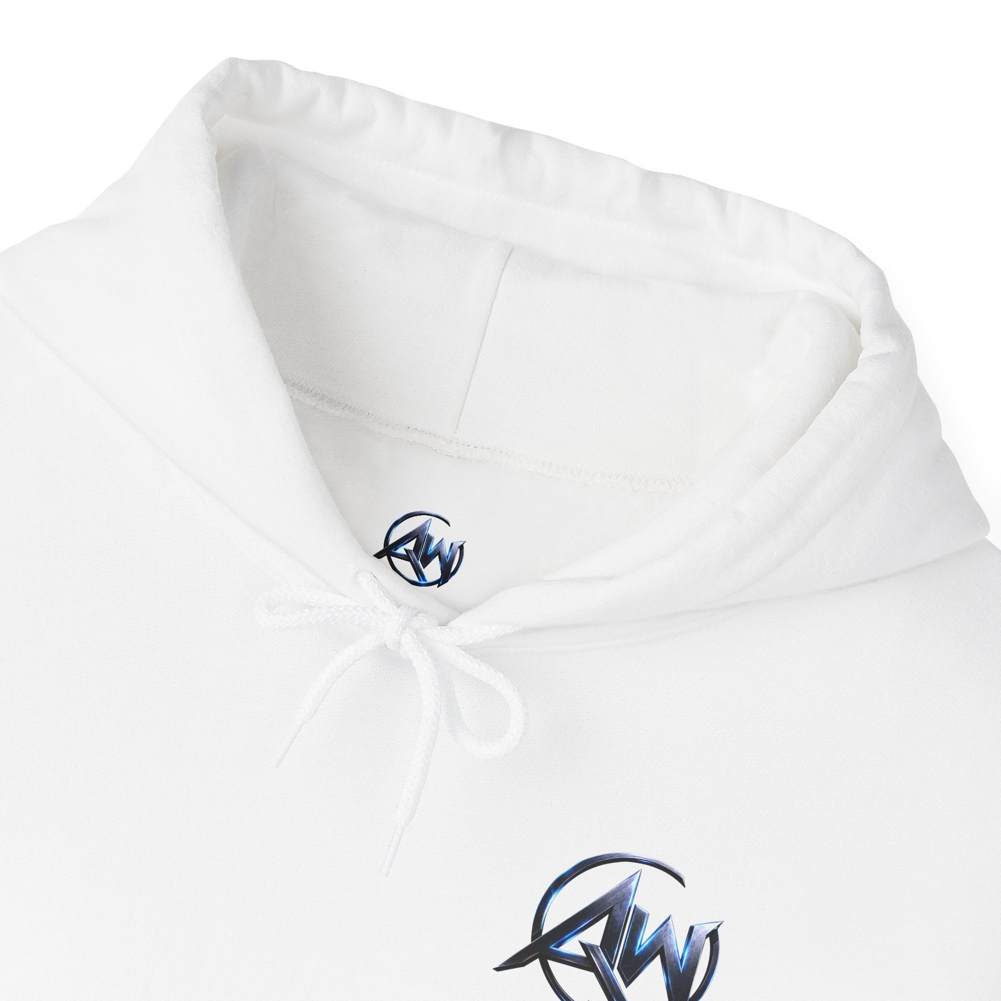Black Wolf Hoodie "Leave Your Mark" Cyber Crest AW Signature Emblem Pullover drawstring Sweater