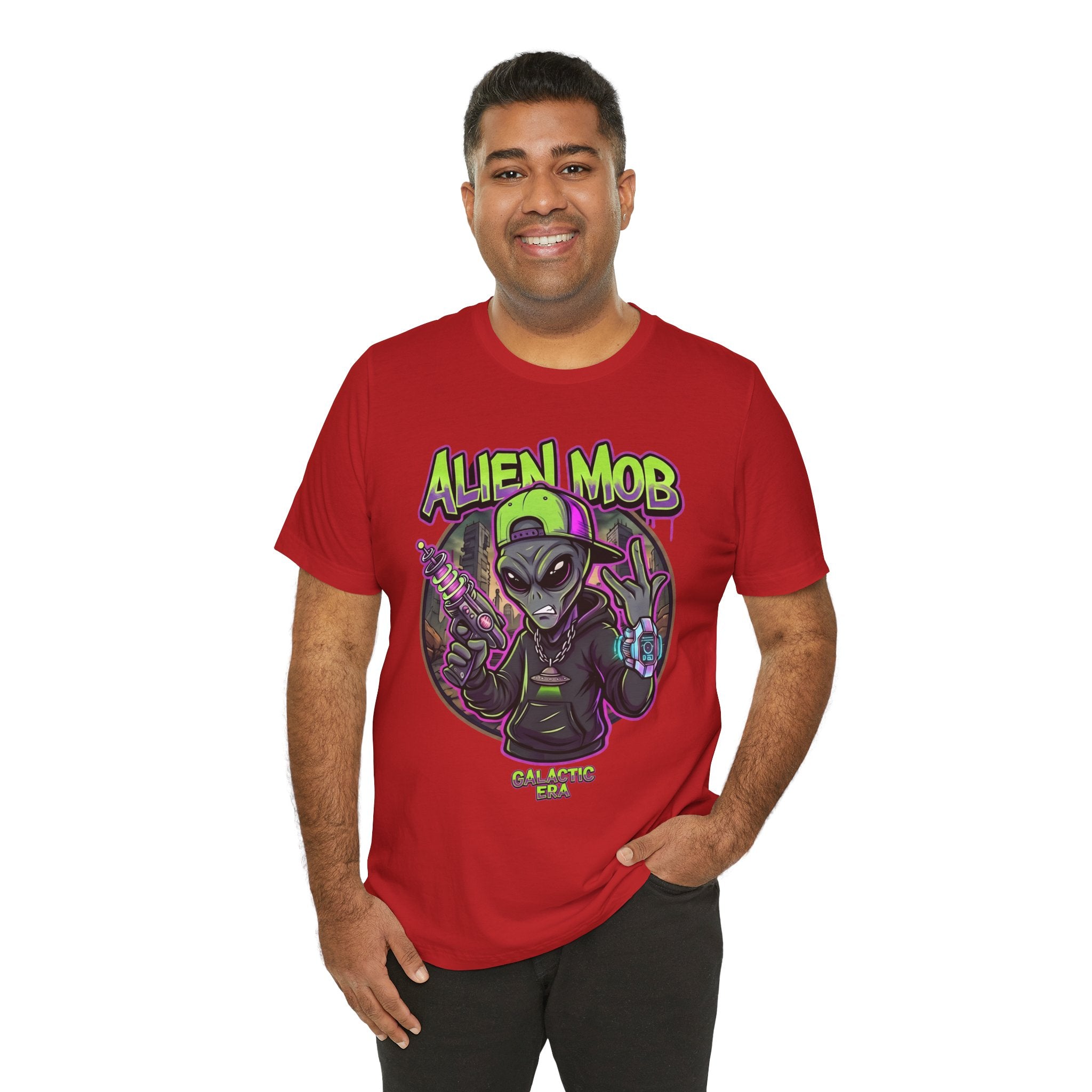 Alien Mob Galactic Era Graphic Alien Hip Hop T-Shirt