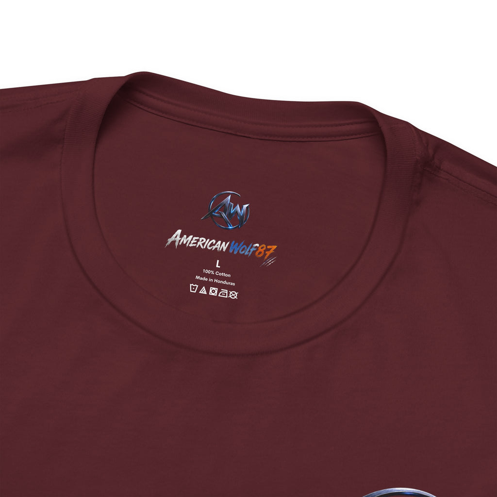 Authentic Cyber Crest Emblem AW Logo Americanwolf Brand Signature Series Soft T-Shirt
