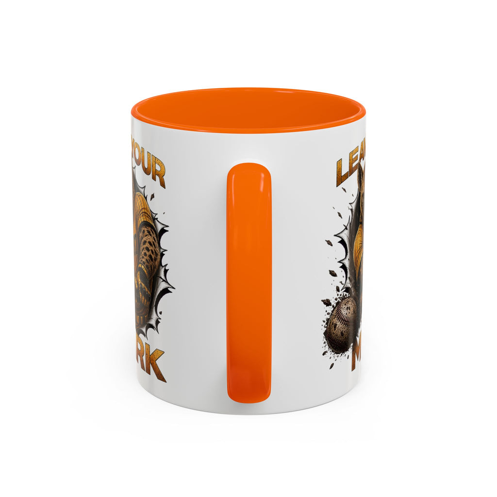 Wild Hyena Baseball  "Leave Your Mark" Fierce Animal Sports Accent Coffee Mug