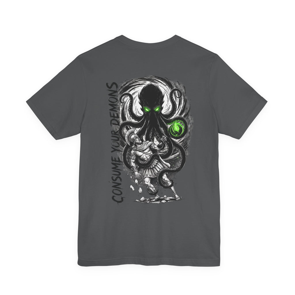 Kraken Octopus "Consume Your Demons" Graphic T-Shirt