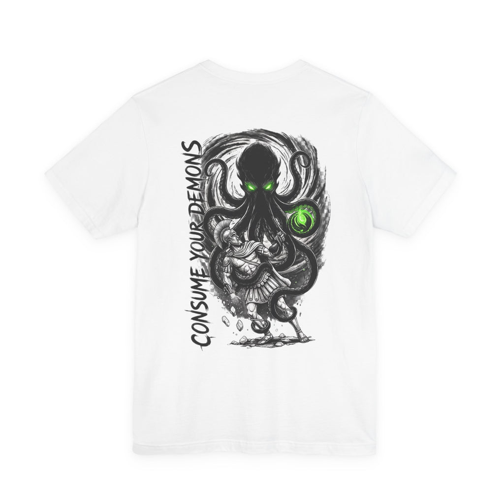 Kraken Octopus "Consume Your Demons" Graphic T-Shirt