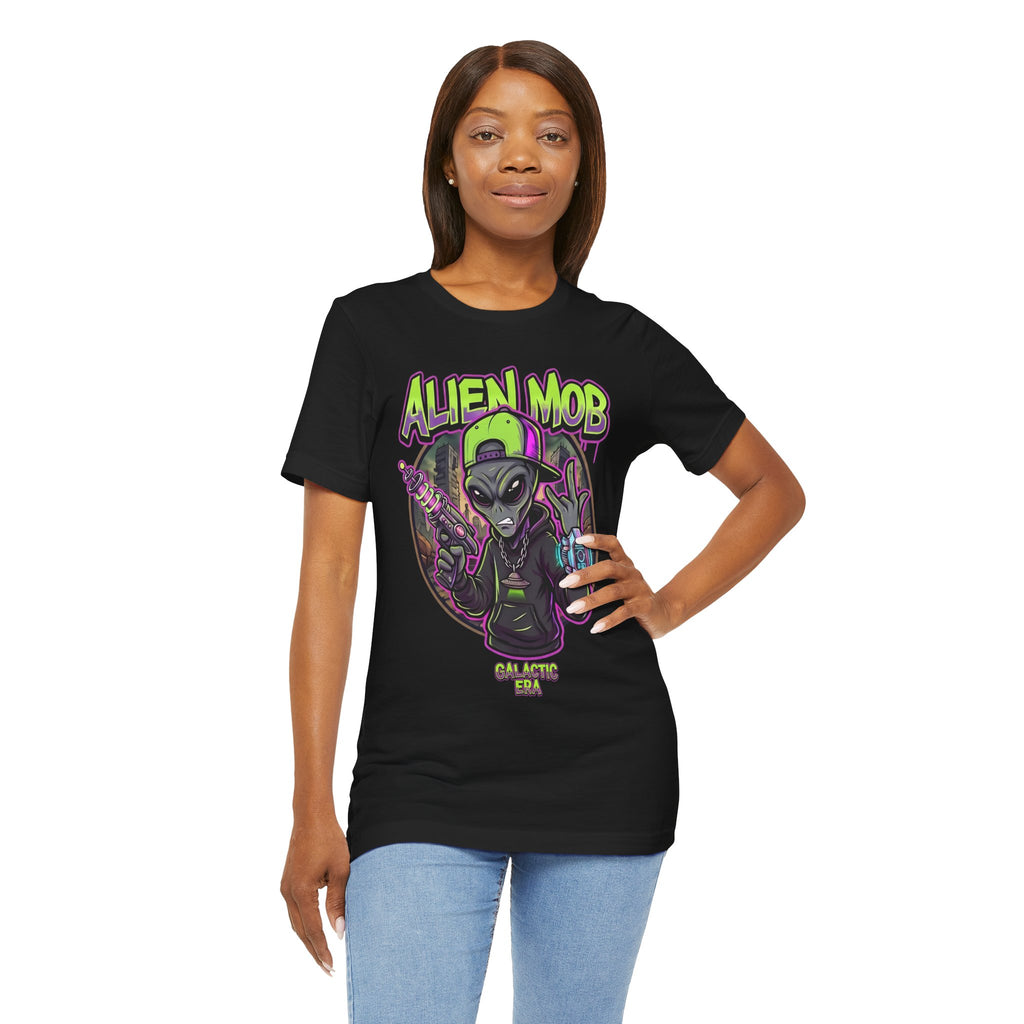 Alien Mob Galactic Era Graphic Alien Hip Hop T-Shirt